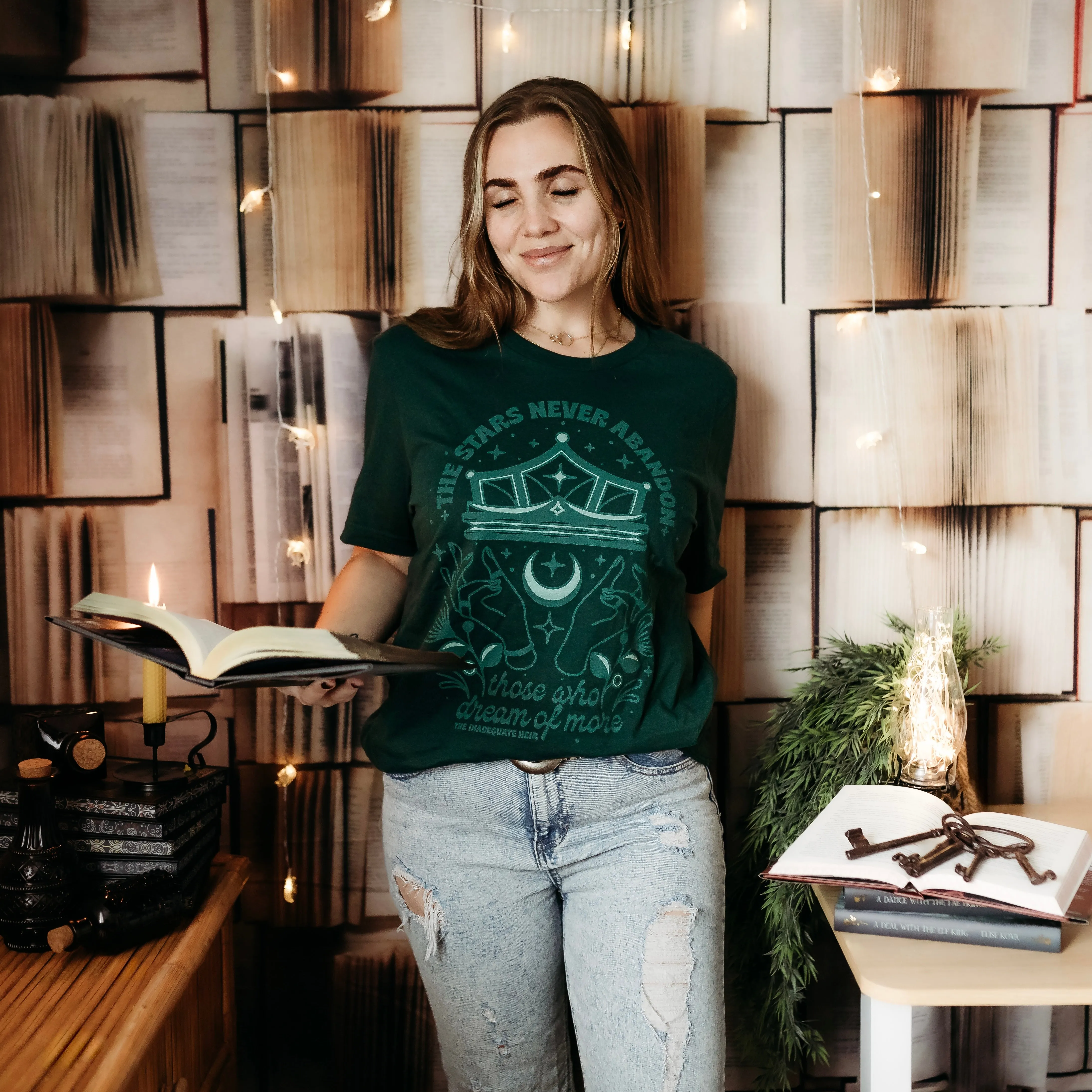 The Inadequate Heir Inspired: The Stars Never Abandon Tee sold by The Bookish Box product image thumbnail 4