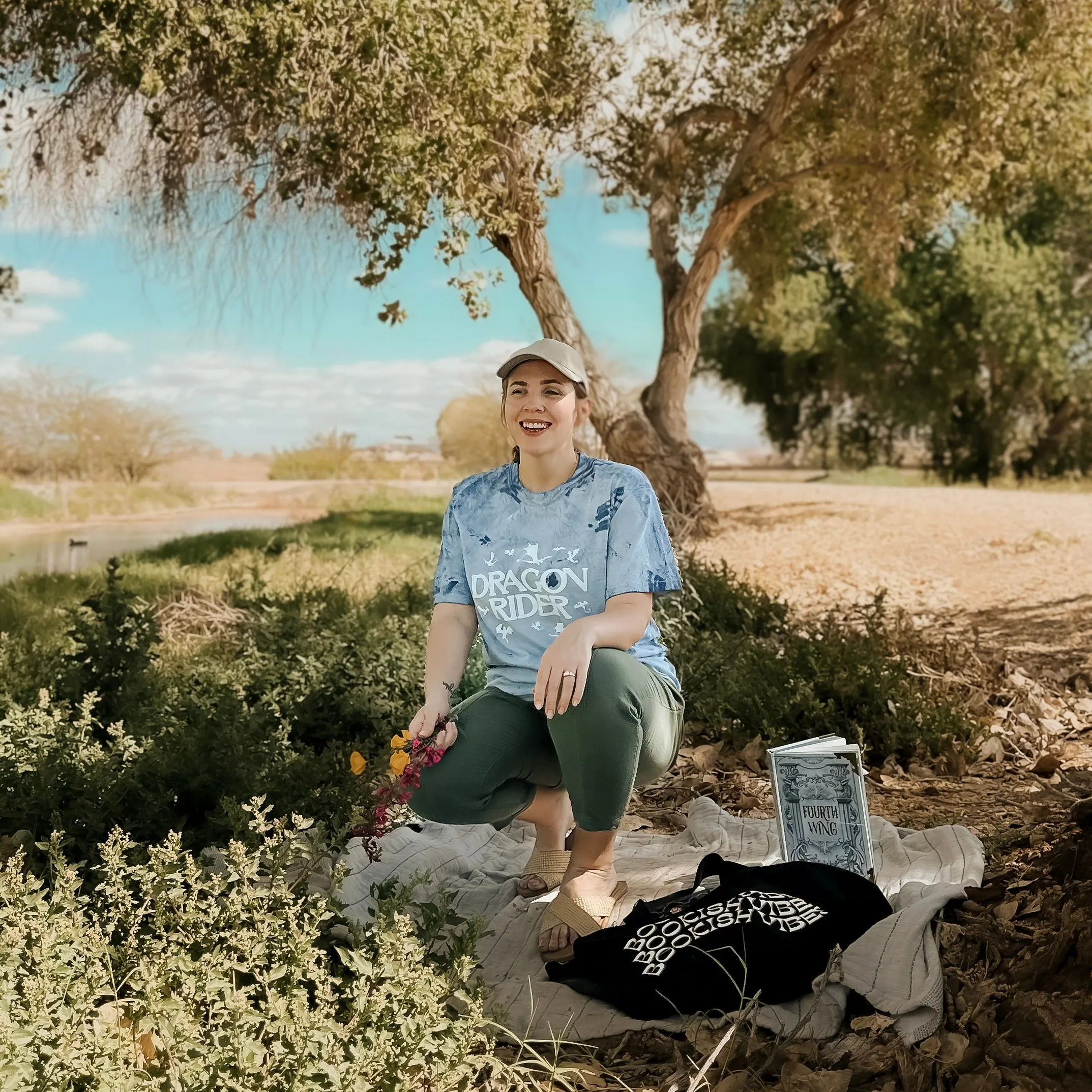 Fourth Wing Inspired: Dragon Rider Heavy Weight Tee sold by The Bookish Box product image thumbnail 4