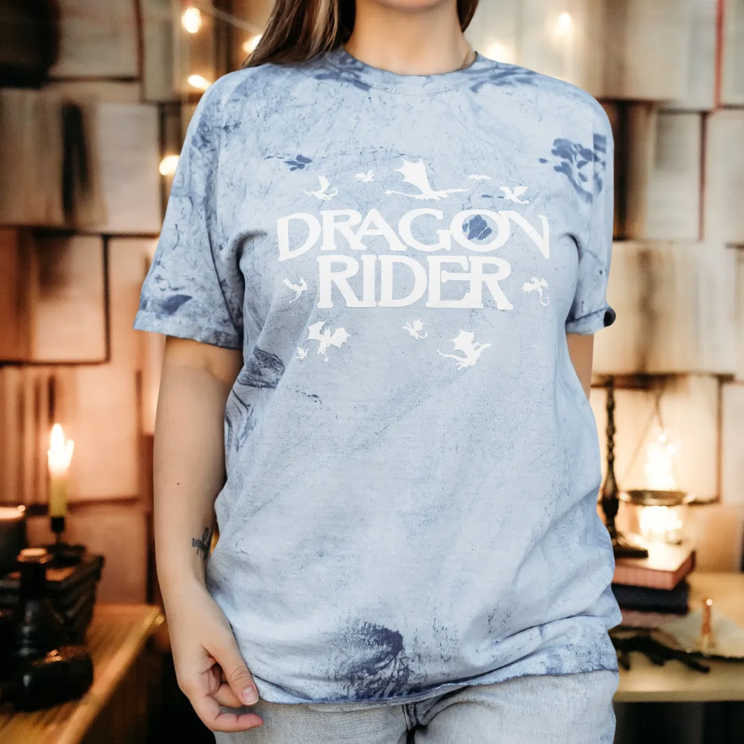 Fourth Wing Inspired: Dragon Rider Heavy Weight Tee sold by The Bookish Box