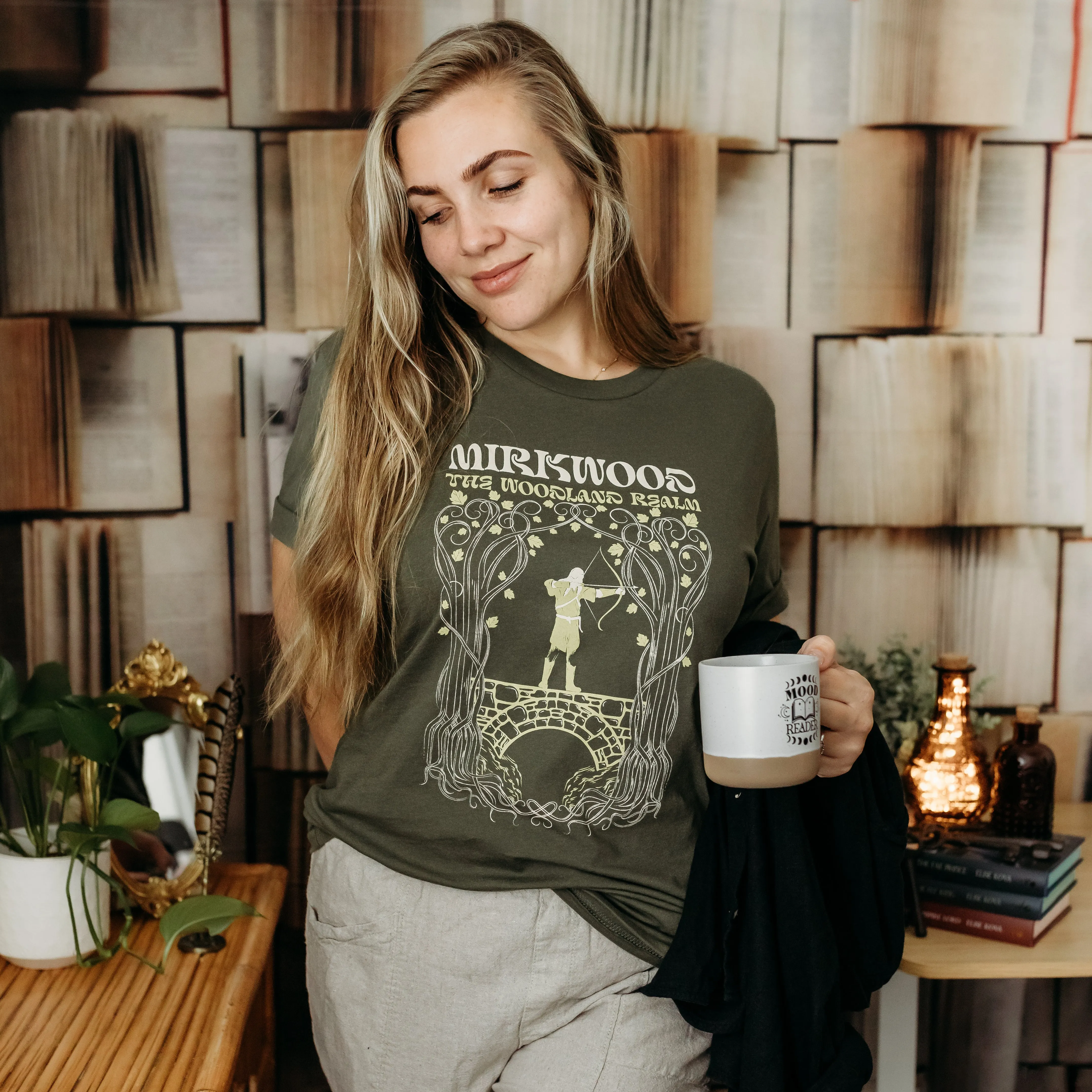 Woodland Realm Tee sold by The Bookish Box product image thumbnail 4
