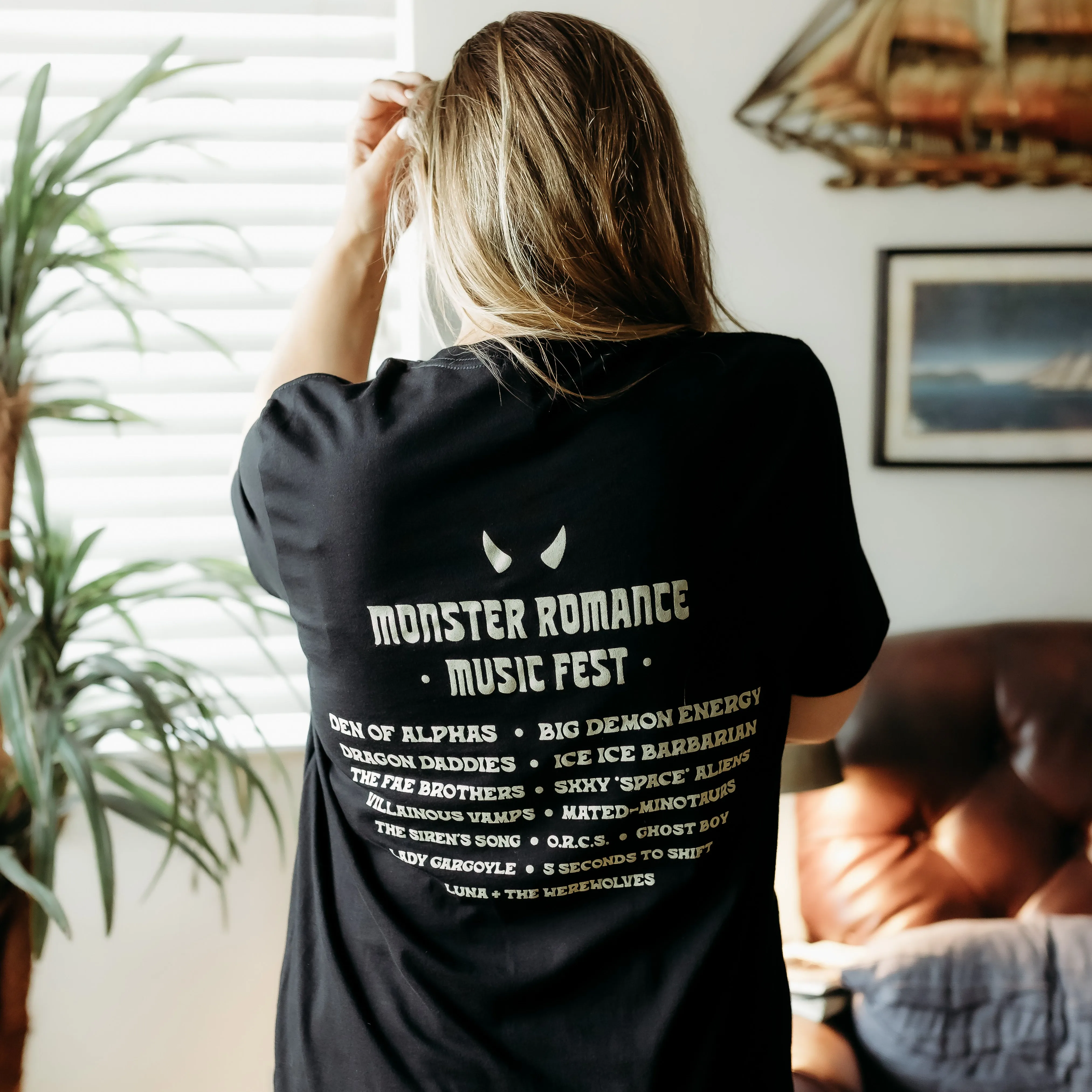 Monster Romance Music Festival Tee sold by The Bookish Box product image thumbnail 3