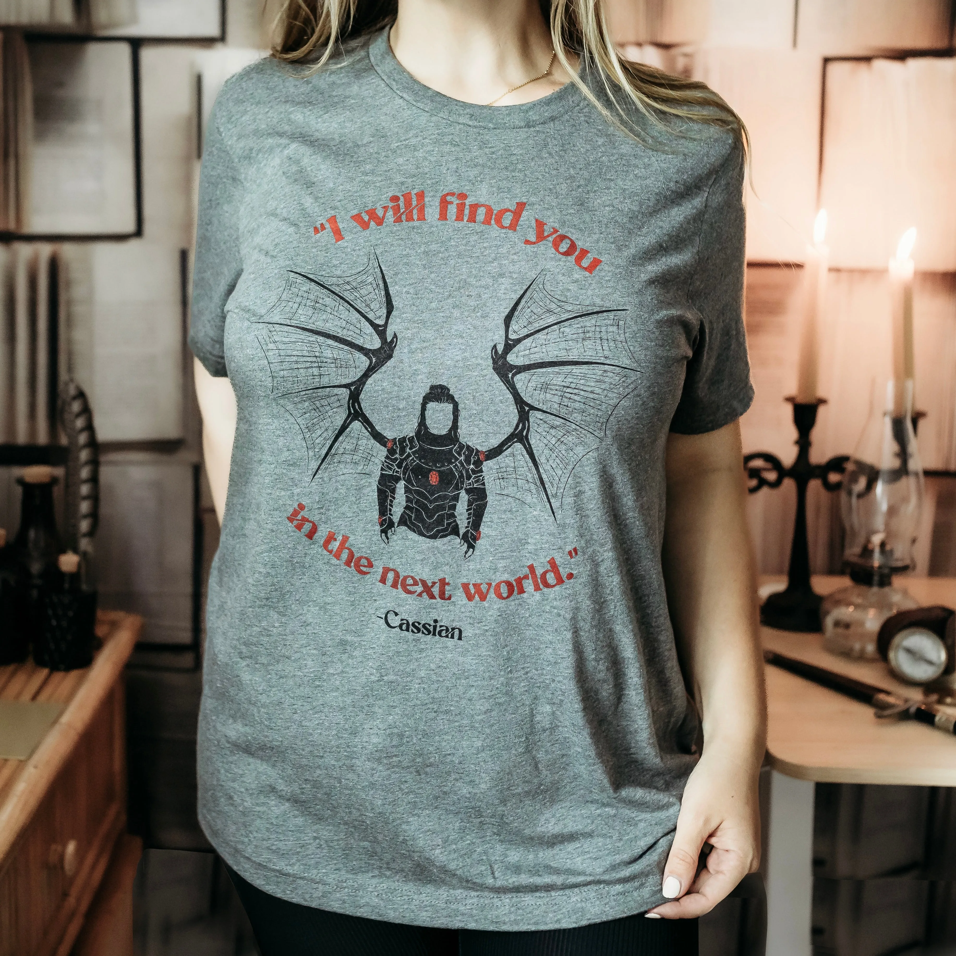 A Court of Wings and Ruin Inspired: Cassian Tee sold by The Bookish Box product image thumbnail 2