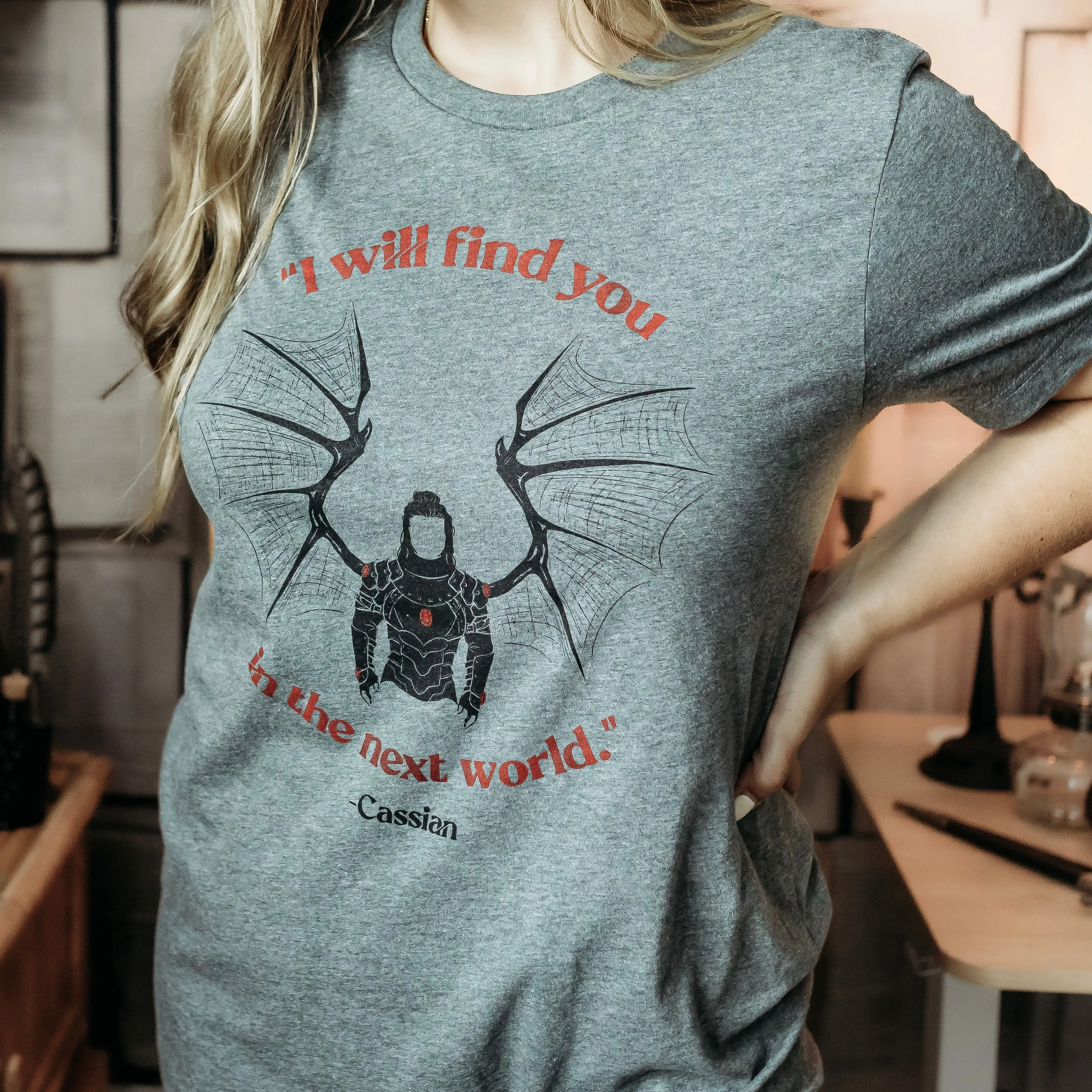 A Court of Wings and Ruin Inspired: Cassian Tee sold by The Bookish Box product image thumbnail 3