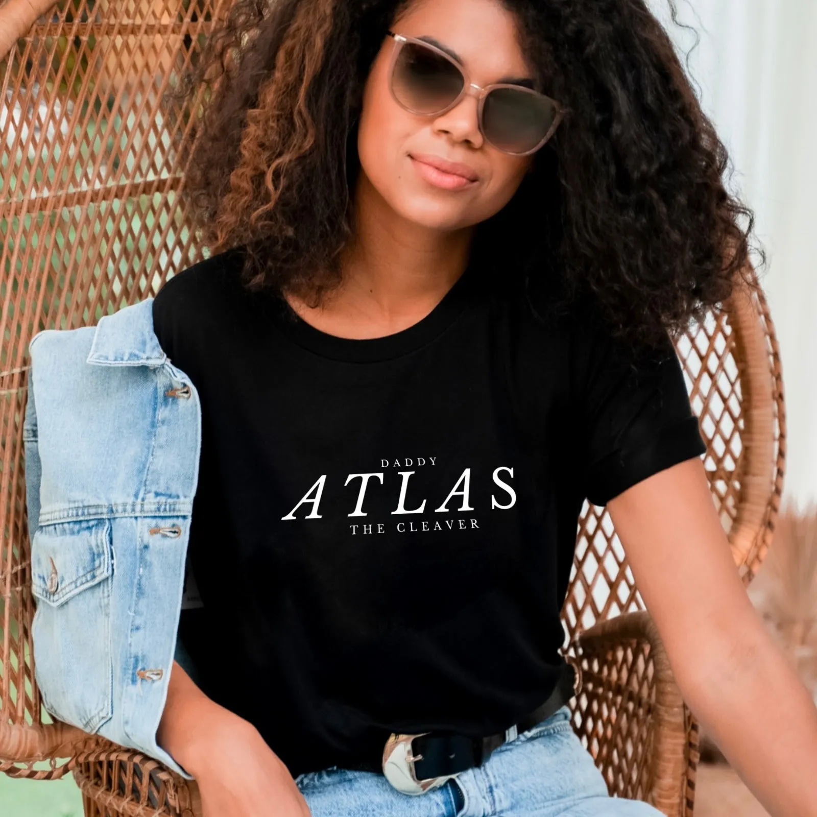 Daddy Atlas Tee sold by The Bookish Box product image thumbnail 3