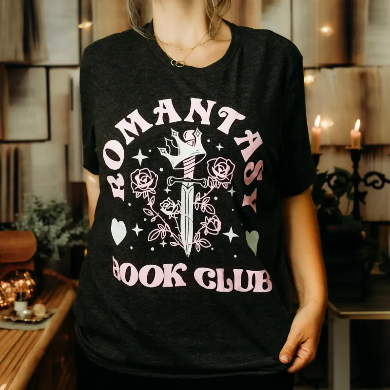 Romantasy Book Club Tee sold by The Bookish Box