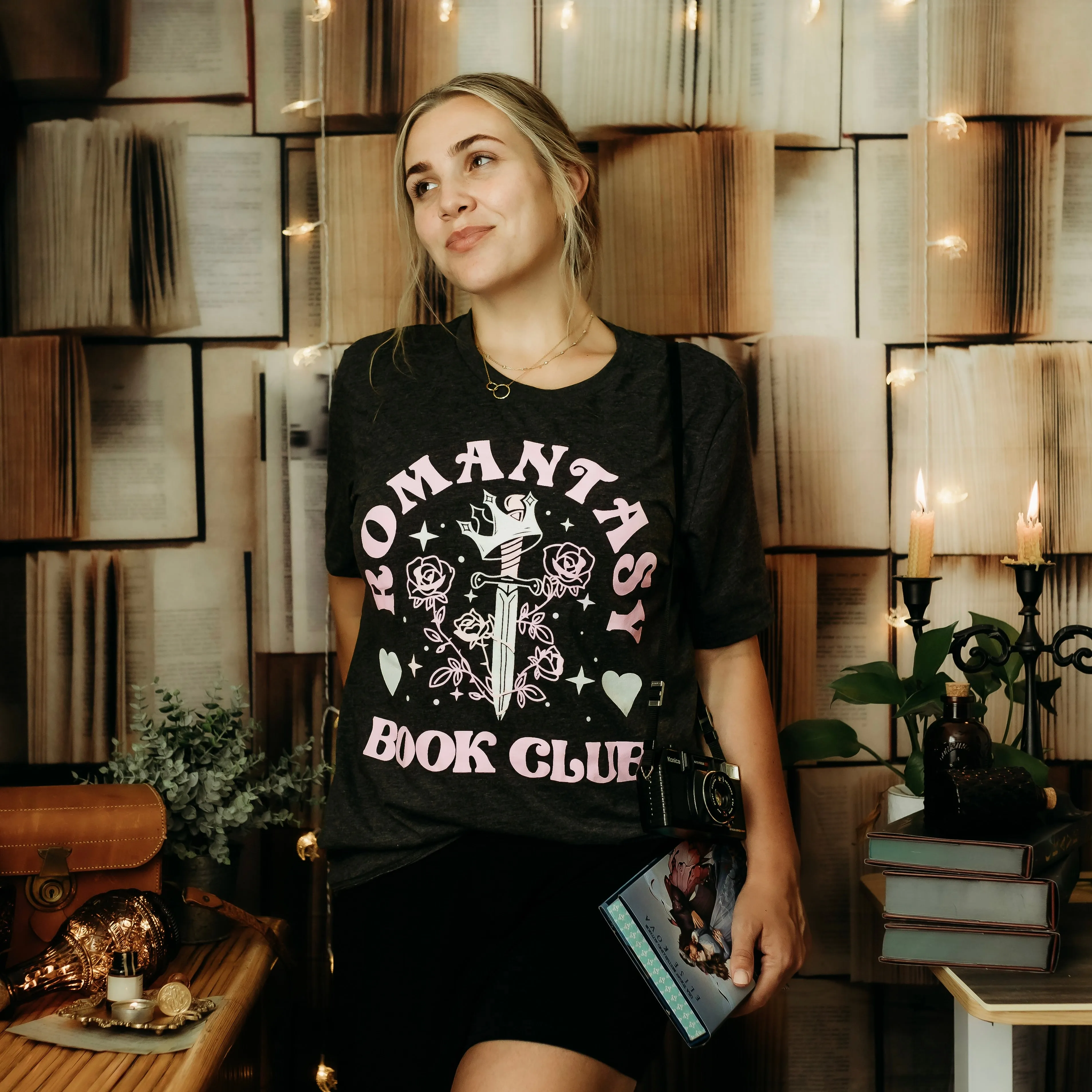 Romantasy Book Club Tee sold by The Bookish Box product image thumbnail 2