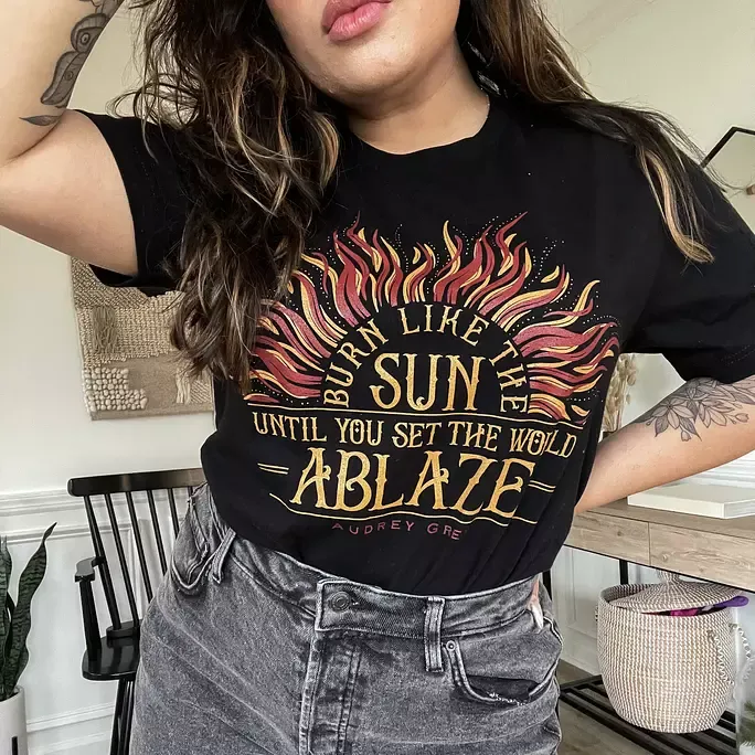 Kingdom of Runes Inspired Tee sold by The Bookish Box