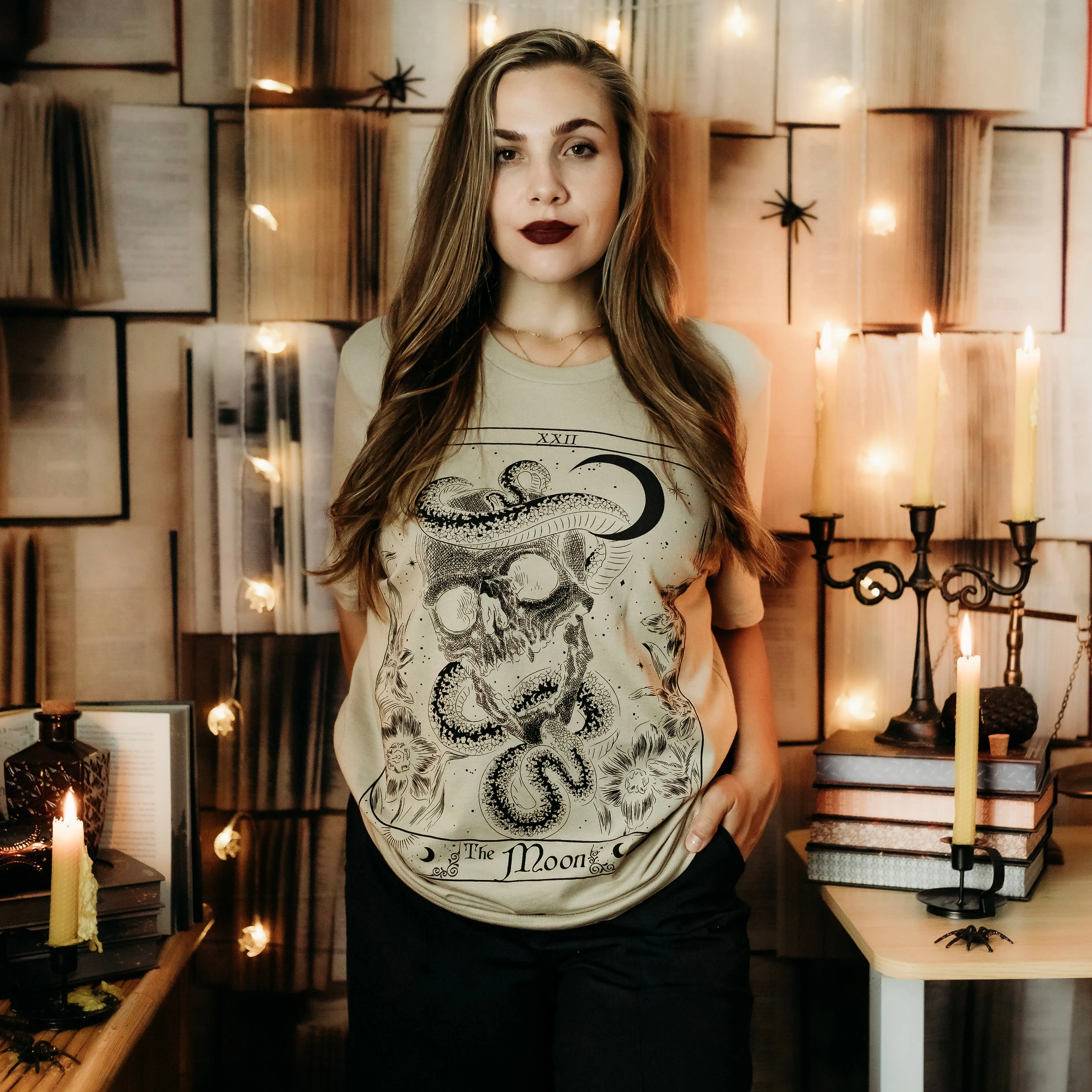 Hades Inspired: The Moon Tee sold by The Bookish Box product image thumbnail 2