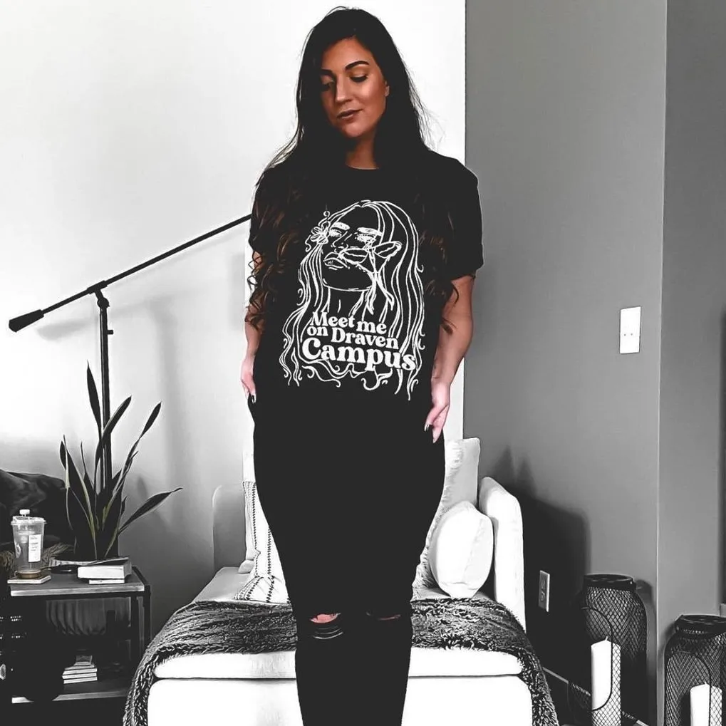 The Bonds That Tie Inspired: Draven Campus Tee sold by The Bookish Box product image thumbnail 5