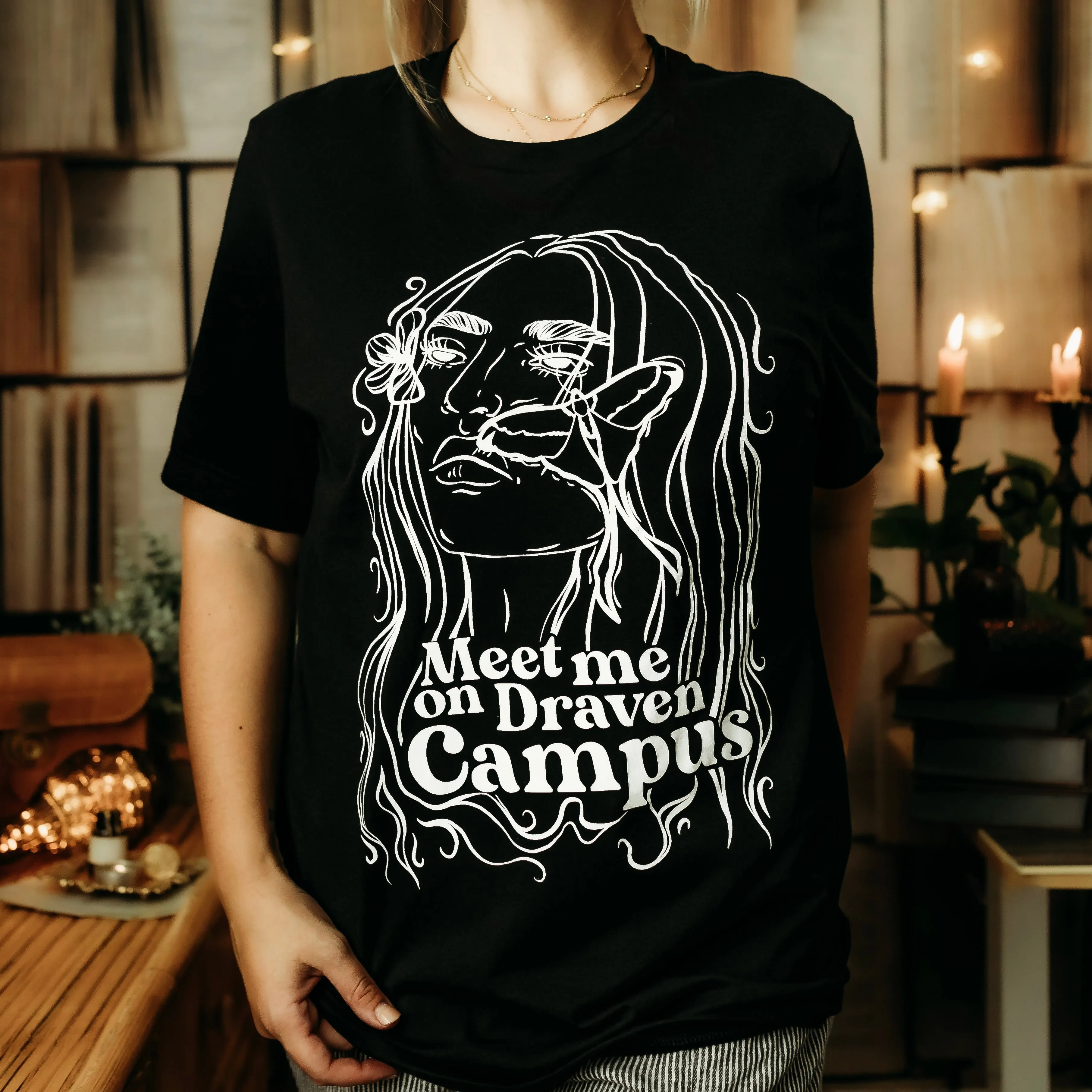 The Bonds That Tie Inspired: Draven Campus Tee sold by The Bookish Box product image thumbnail 4