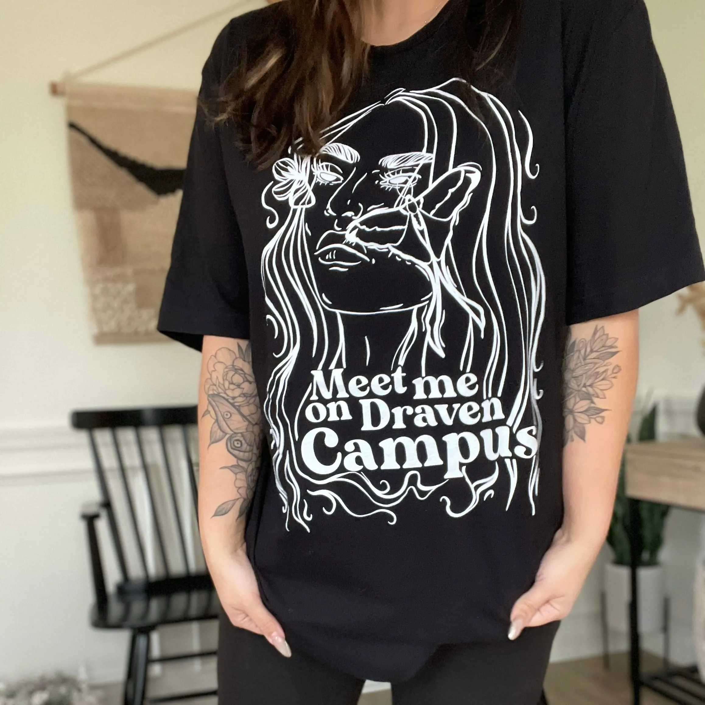 The Bonds That Tie Inspired: Draven Campus Tee sold by The Bookish Box product image thumbnail 2