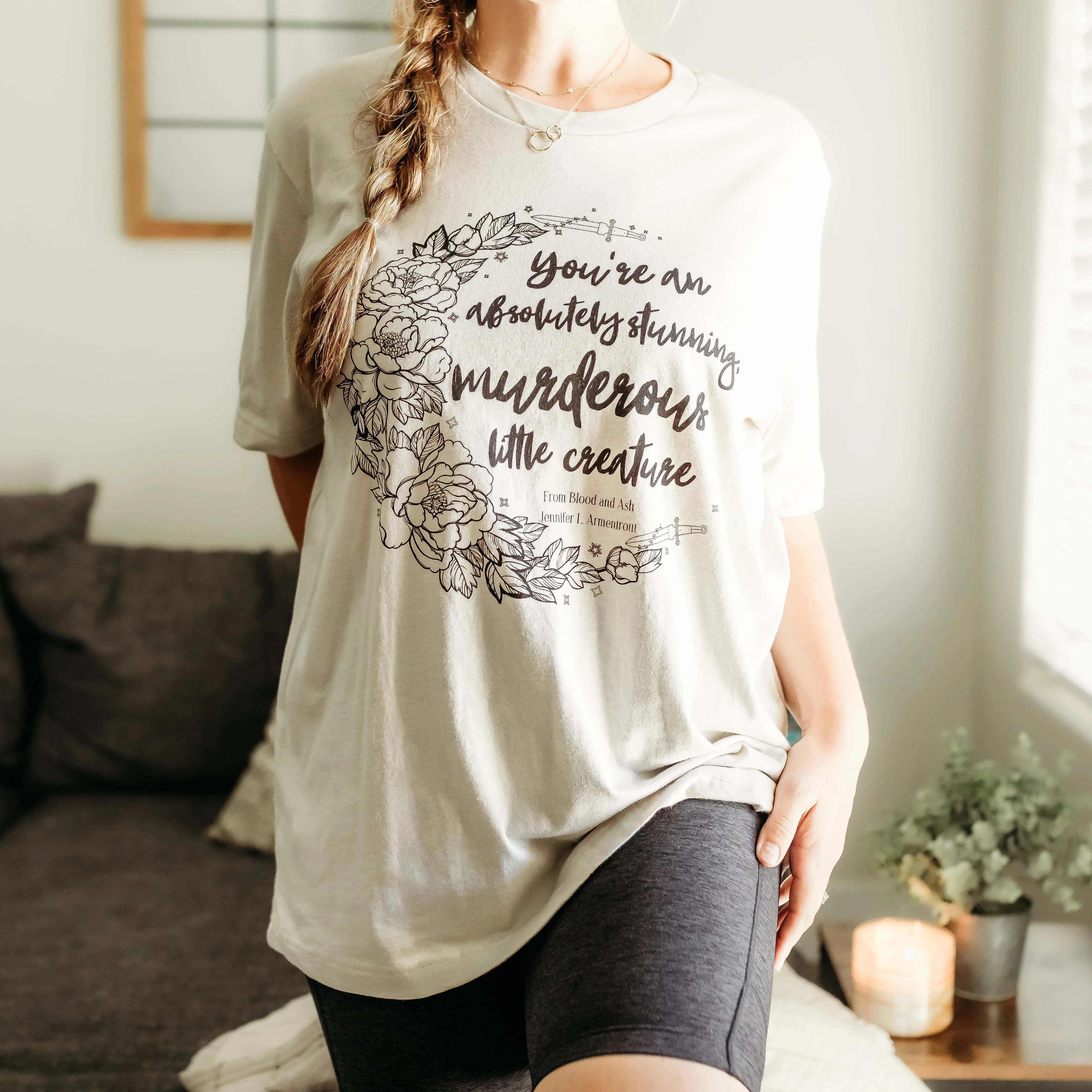 Blood and Ash Inspired: Stunning Murderous Creature Tee sold by The Bookish Box