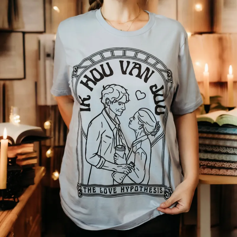 The Love Hypothesis Inspired: Ik Hou Van Jou Tee sold by The Bookish Box