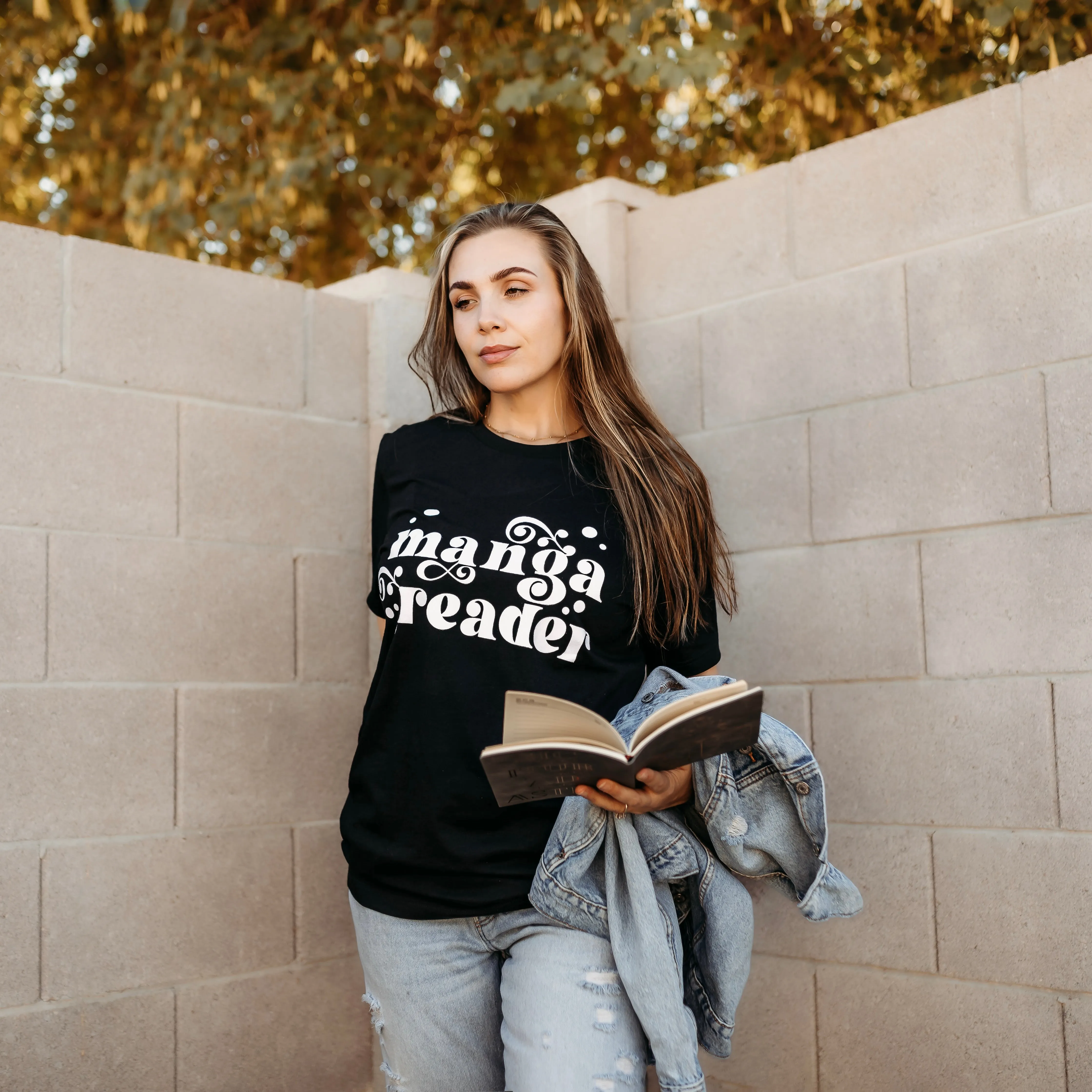 Manga Reader Tee sold by The Bookish Box product image thumbnail 3