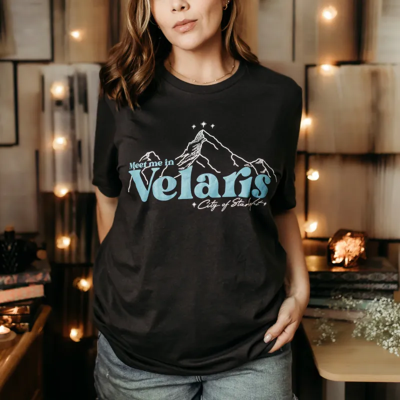 A Court of Thorns and Roses Inspired: Meet Me in Velaris Tee sold by The Bookish Box