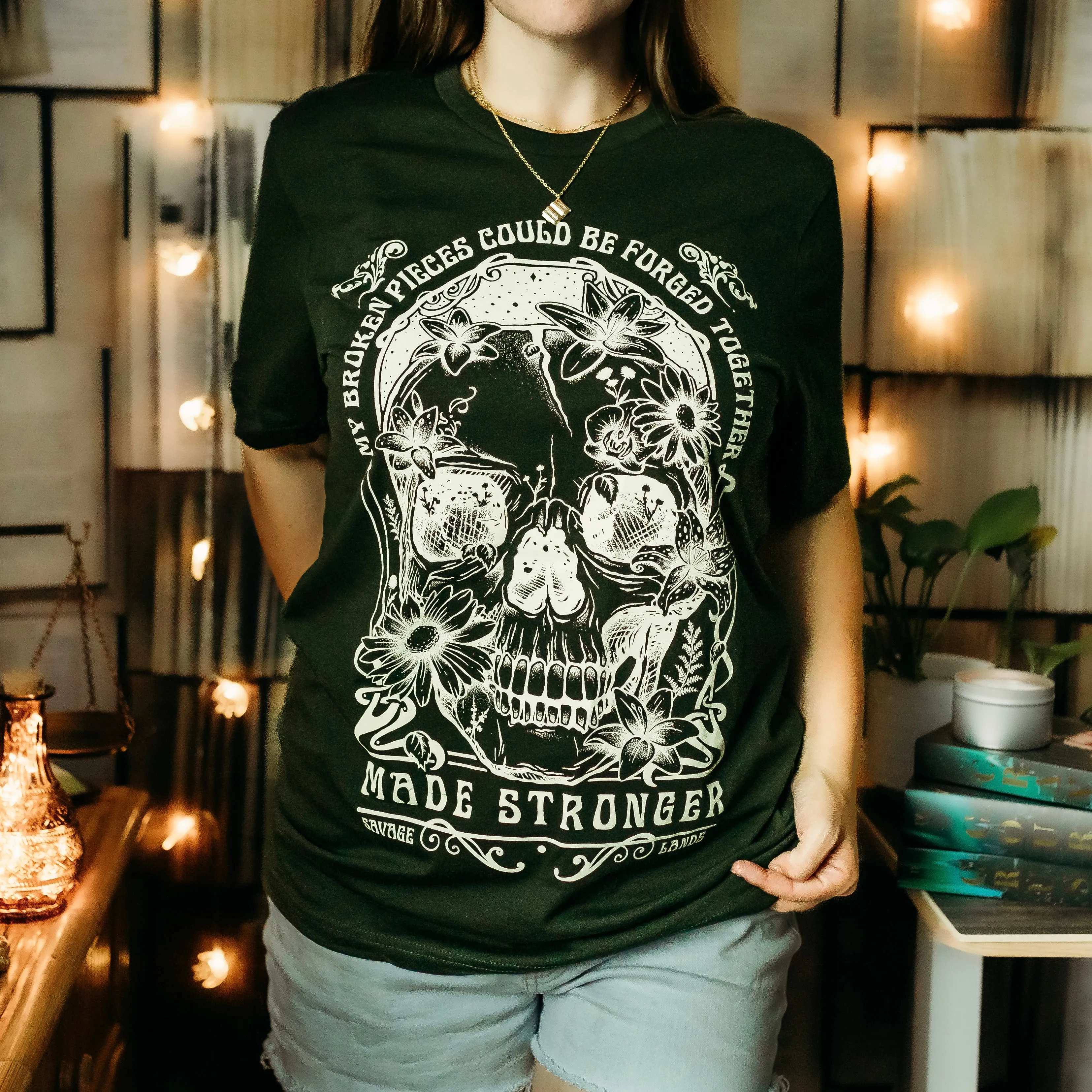 Savage Lands Inspired: Broken Pieces Tee sold by The Bookish Box