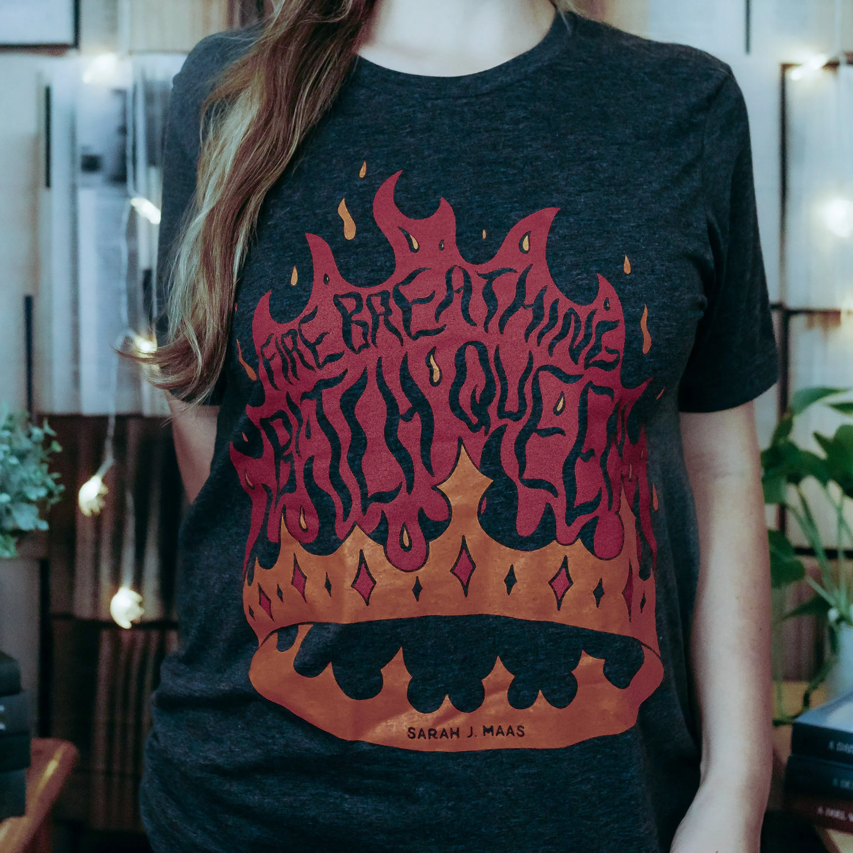 Throne of Glass Inspired: Fire Breathing Bitch Queen Tee sold by The Bookish Box