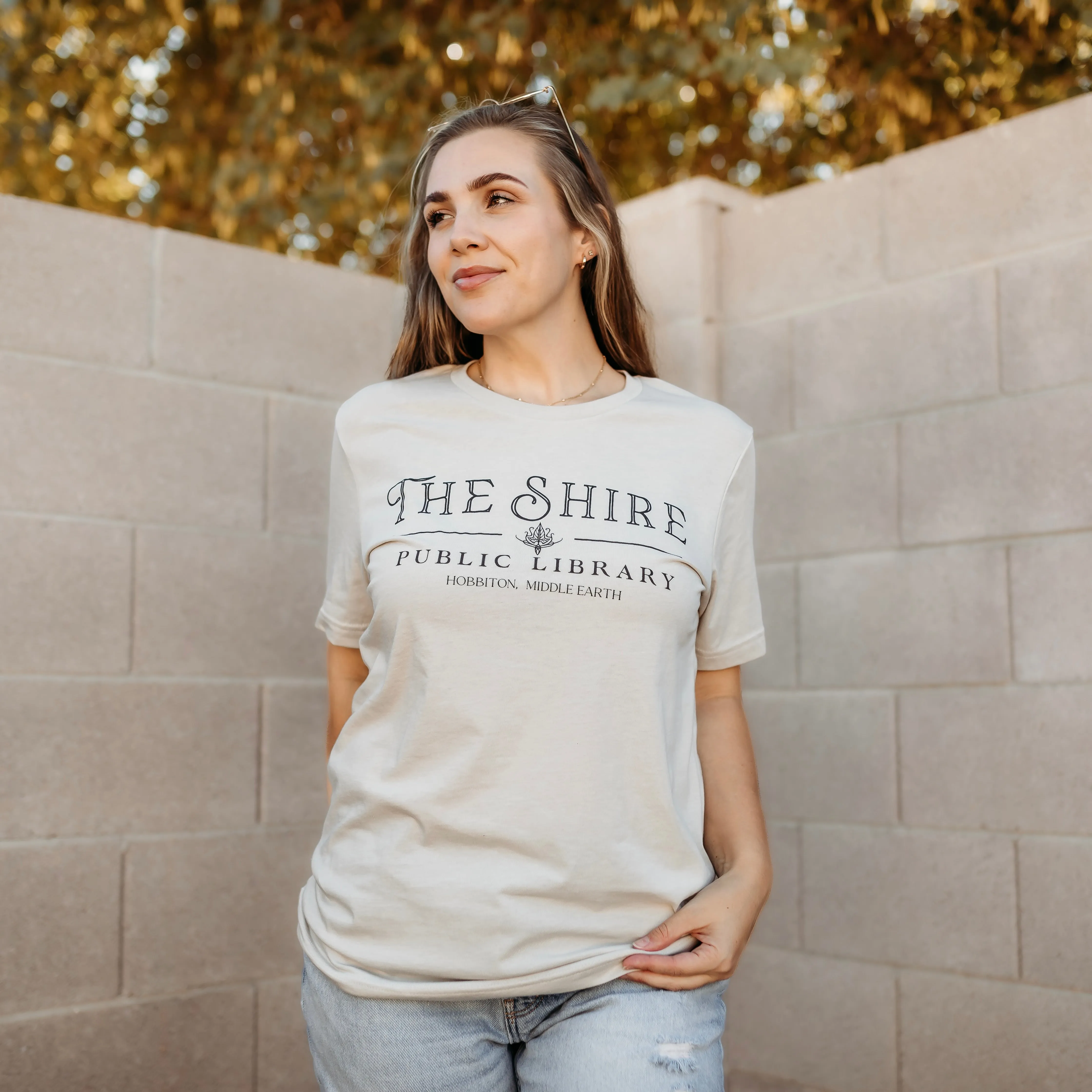 The Shire Public Library Tee sold by The Bookish Box product image thumbnail 5