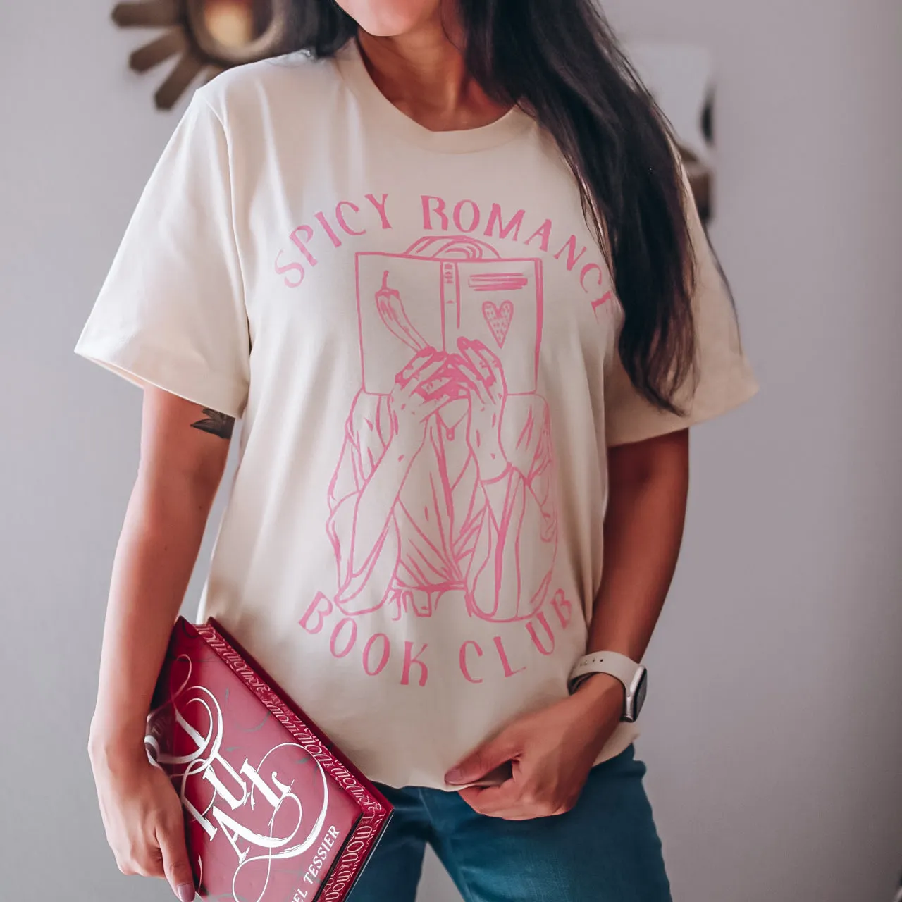 Spicy Romance Book Club Tee sold by The Bookish Box product image thumbnail 3