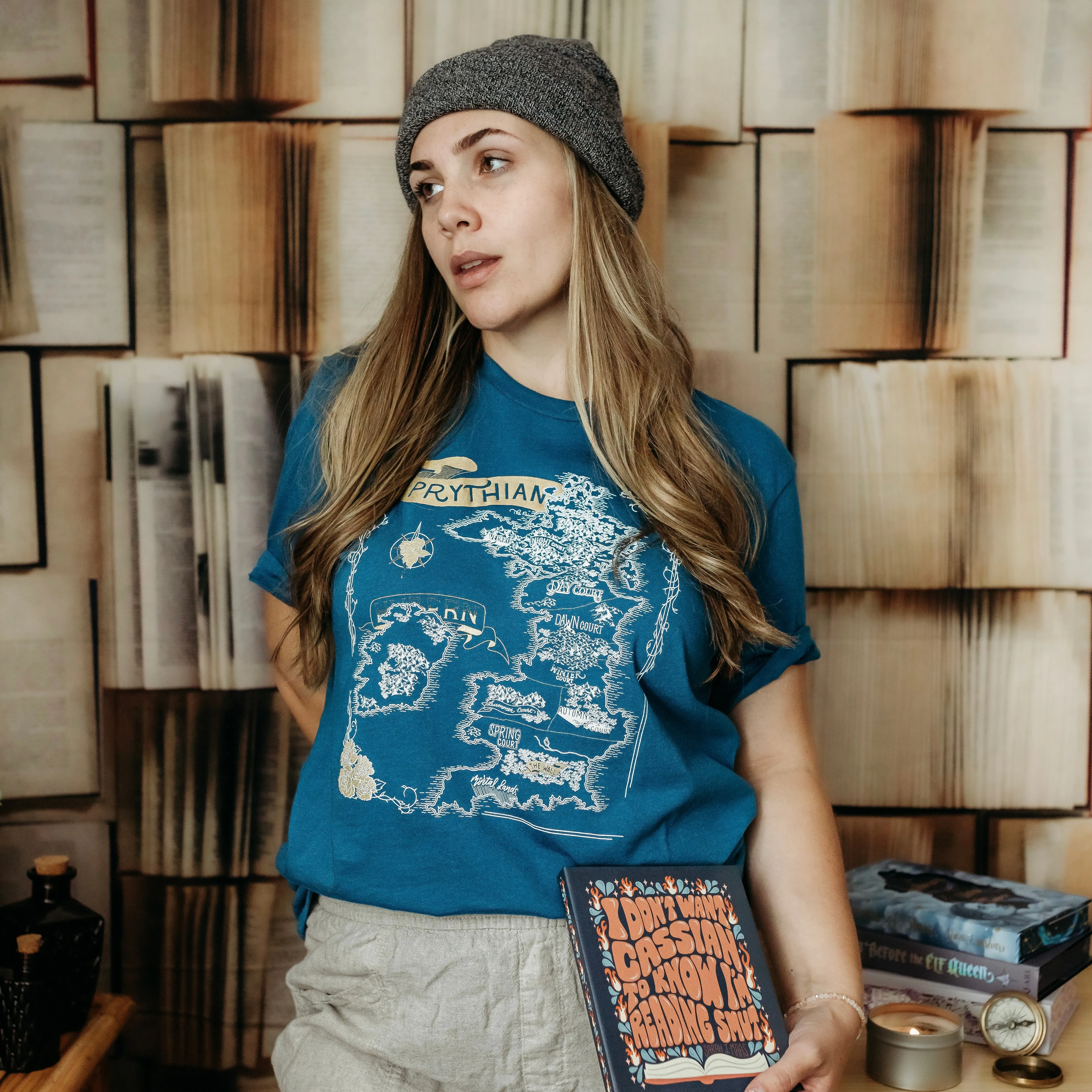 A Court of Thorns and Roses Inspired: Prythian Map Tee sold by The Bookish Box product image thumbnail 3