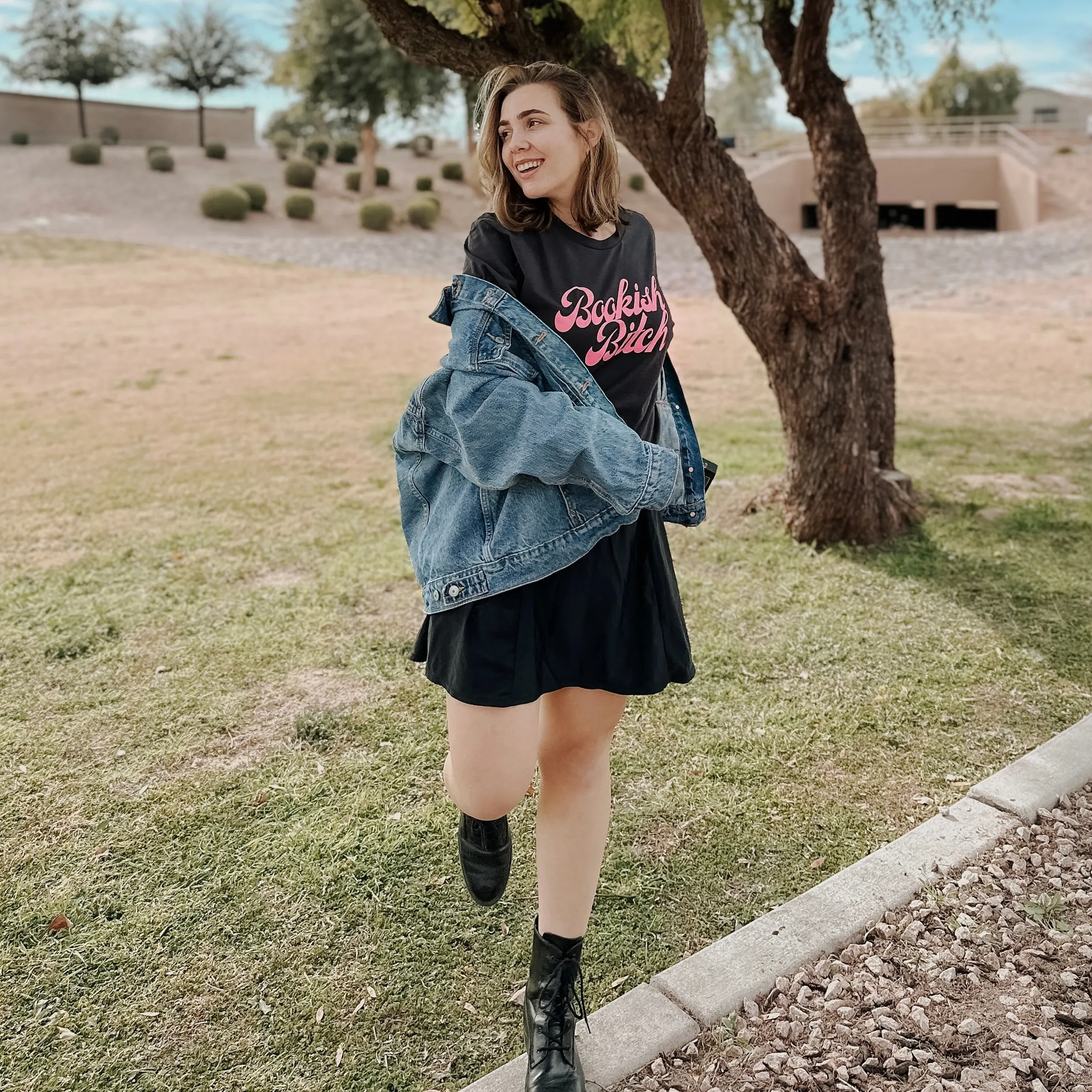 Bookish Baddie Tee sold by The Bookish Box product image thumbnail 2