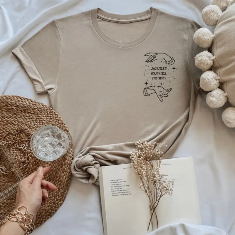 Morally Gray Pocket Tee sold by The Bookish Box