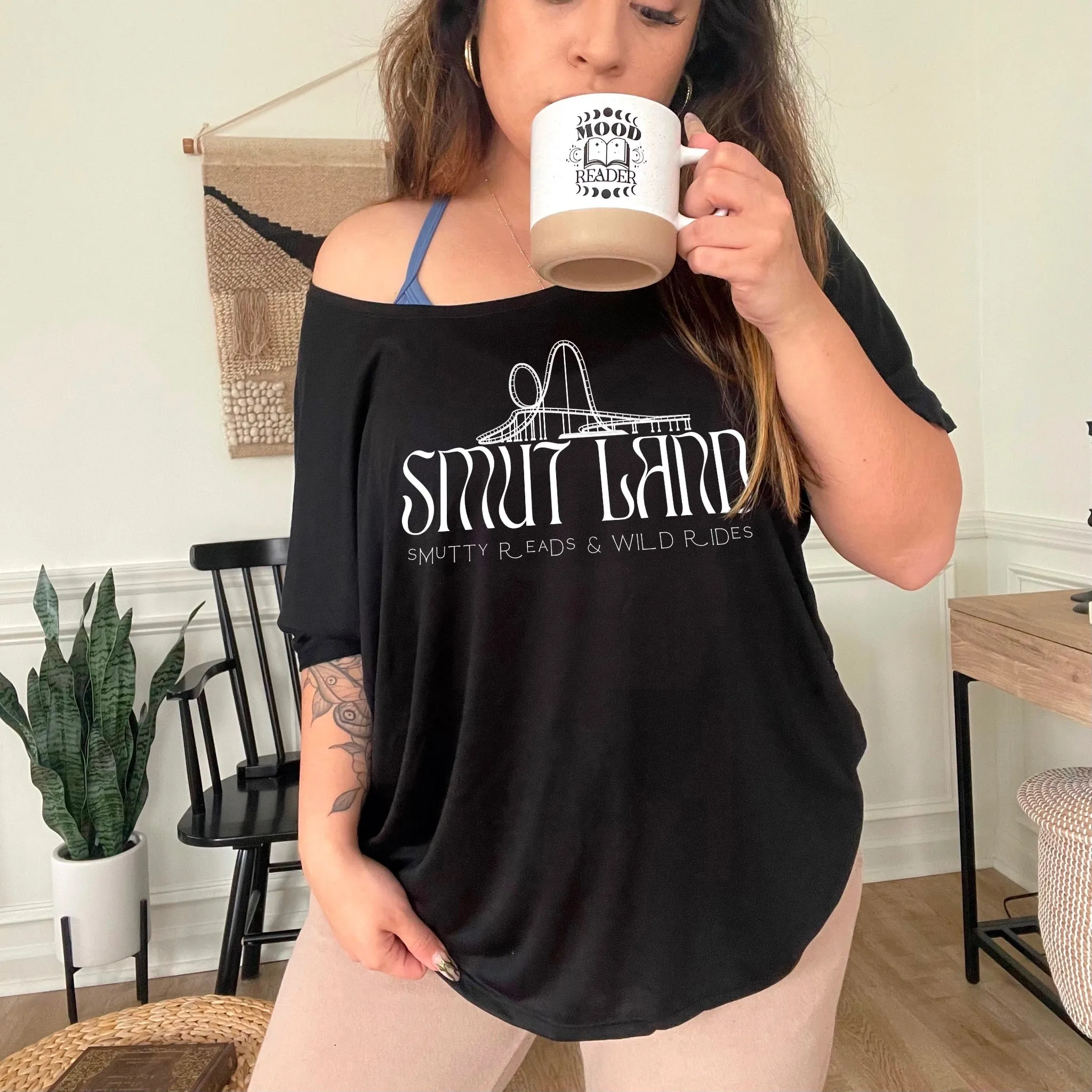 Smutland Slouchy Tee sold by The Bookish Box