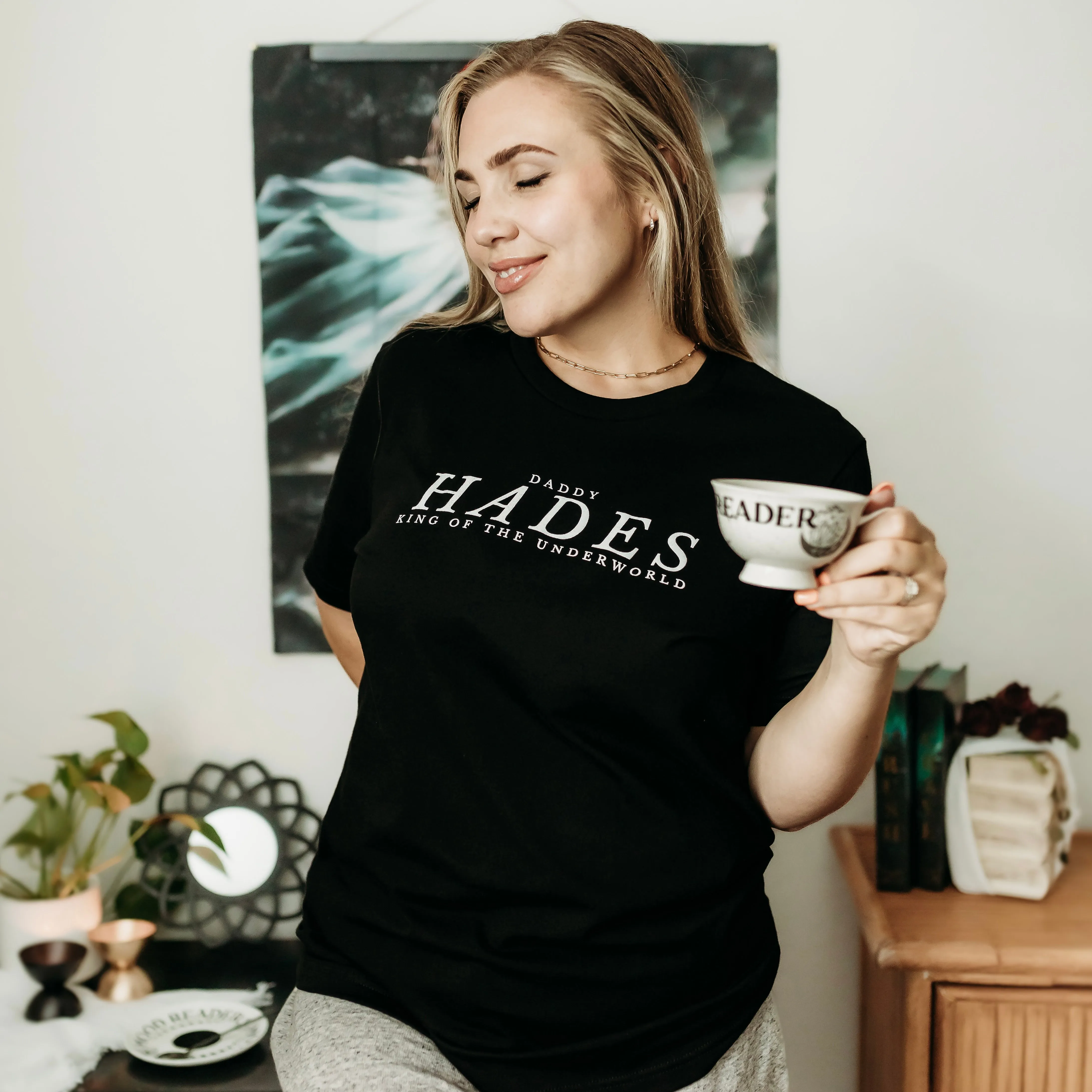 Daddy Hades Tee sold by The Bookish Box product image thumbnail 4