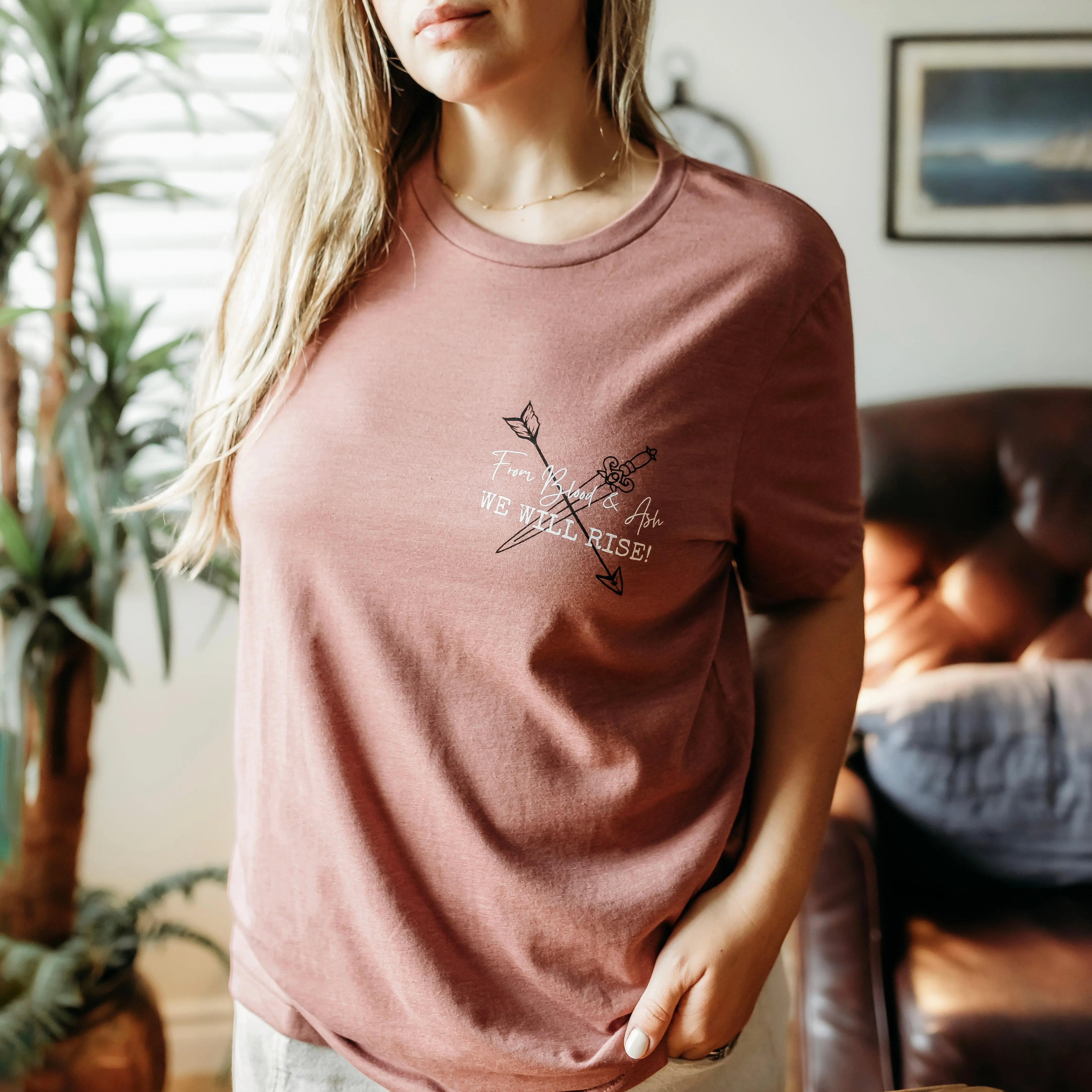 From Blood & Ash Inspired: We Will Rise Tee sold by The Bookish Box product image thumbnail 2