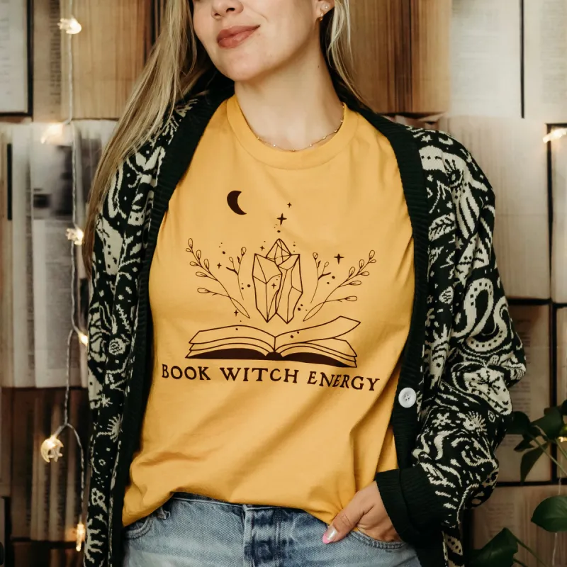 Book Witch Energy Tee sold by The Bookish Box