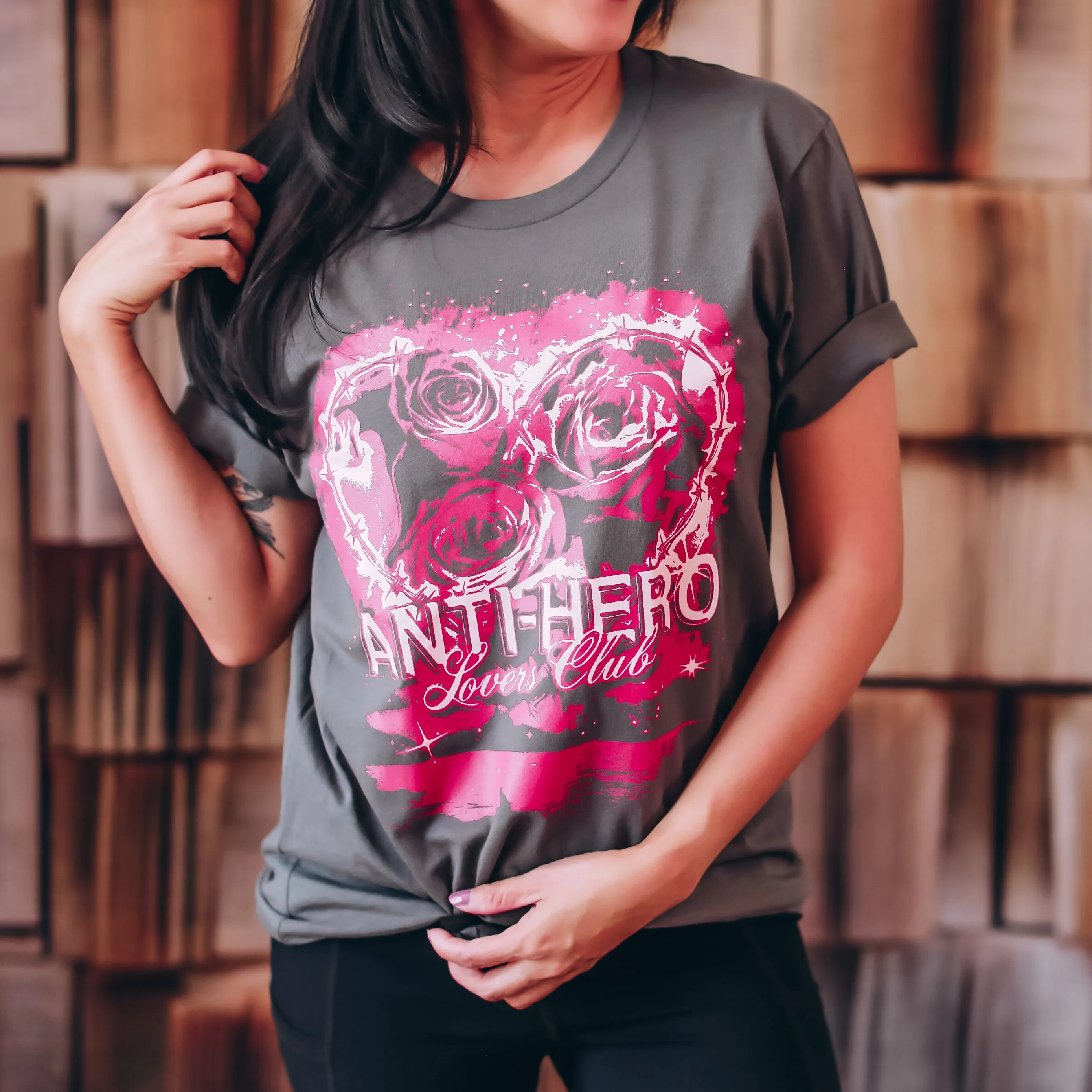 Anti-Hero Lovers Club Tee sold by The Bookish Box