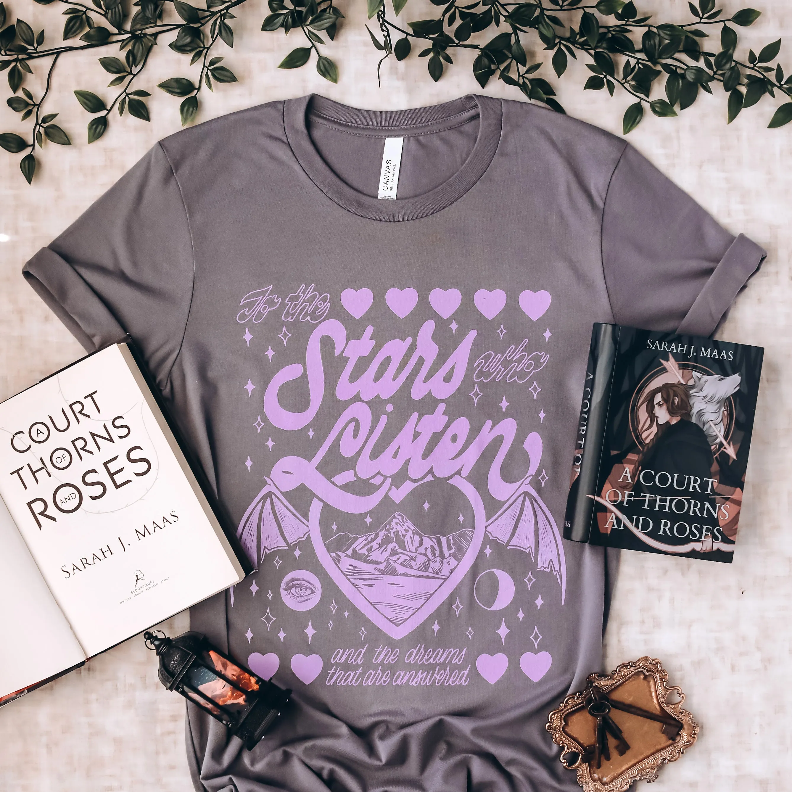 A Court of Thorns and Roses Inspired: Dreams That Are Answered Tee sold by The Bookish Box product image thumbnail 4