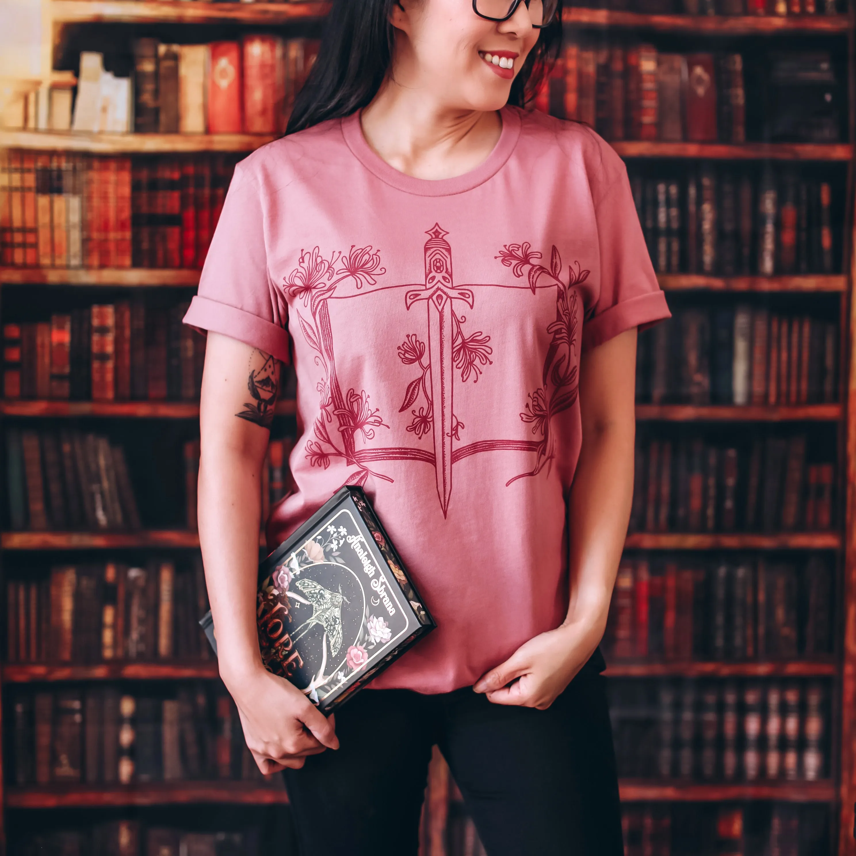 Floral Fantasy Tee sold by The Bookish Box product image thumbnail 2