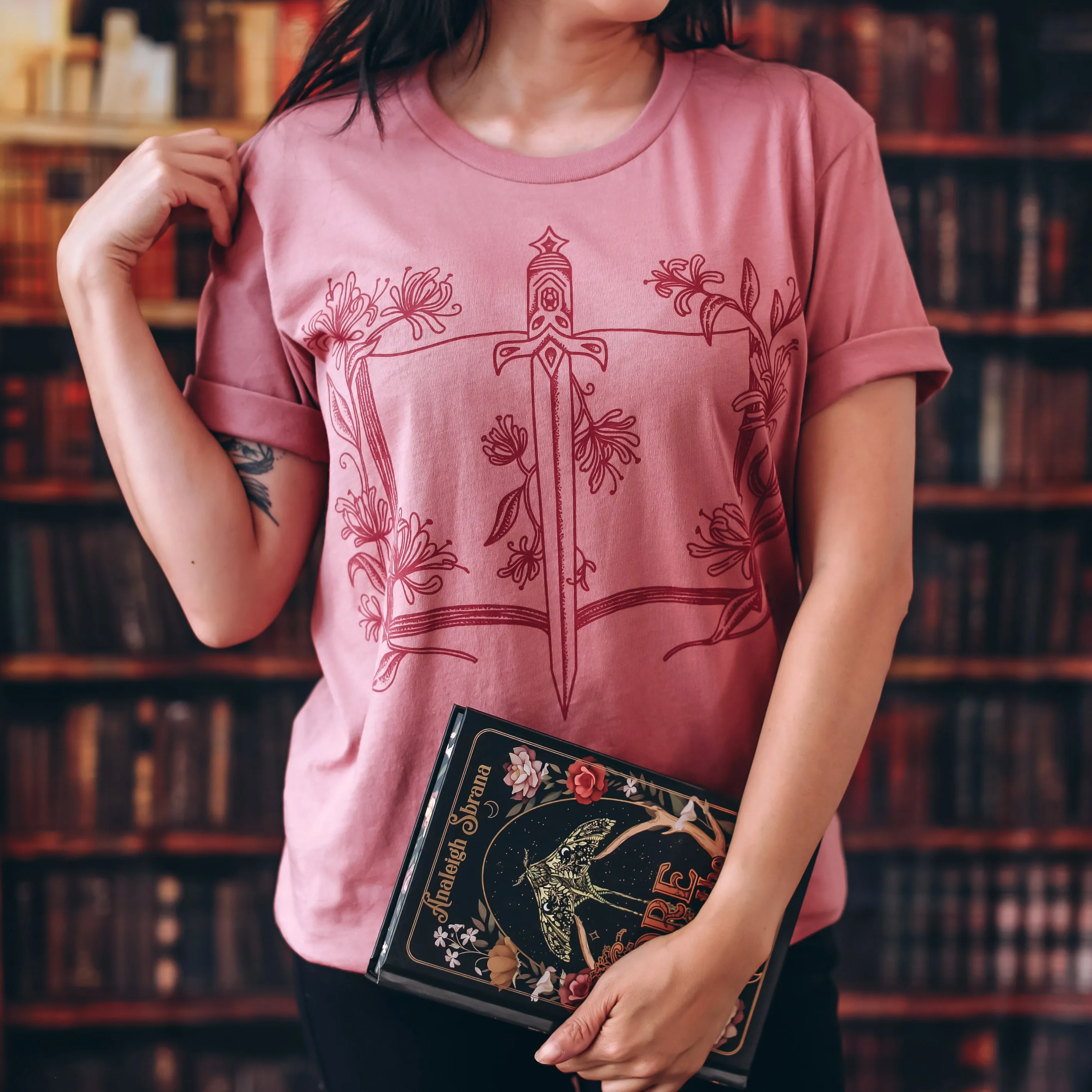 Floral Fantasy Tee sold by The Bookish Box