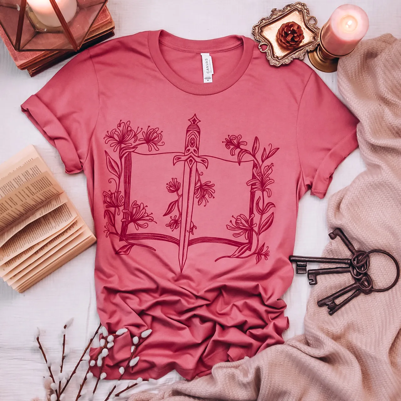 Floral Fantasy Tee sold by The Bookish Box product image thumbnail 3