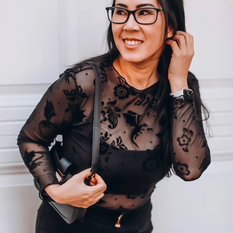 Book Dragon Lace Long Sleeve Top sold by The Bookish Box