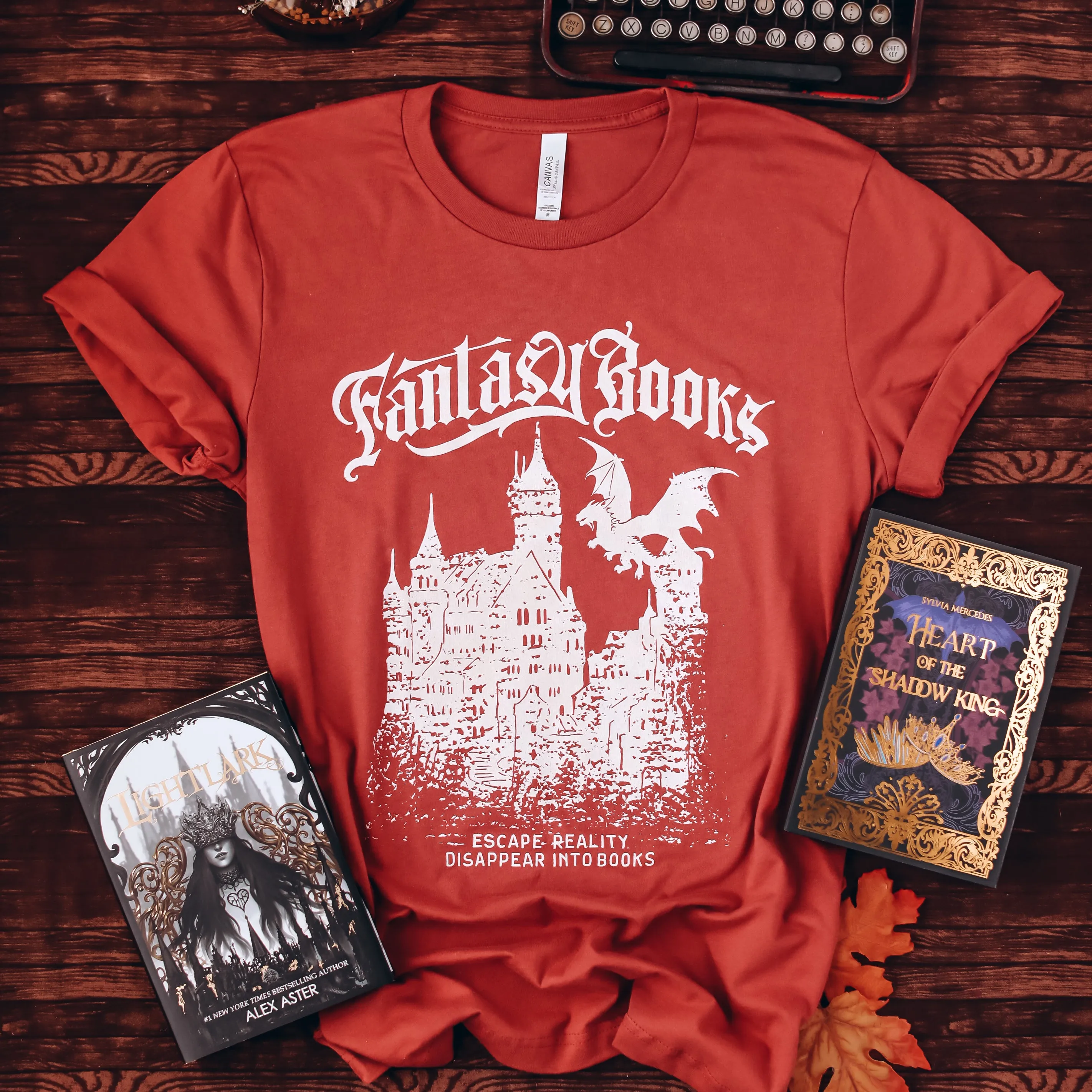 Fantasy Books Tee sold by The Bookish Box product image thumbnail 3