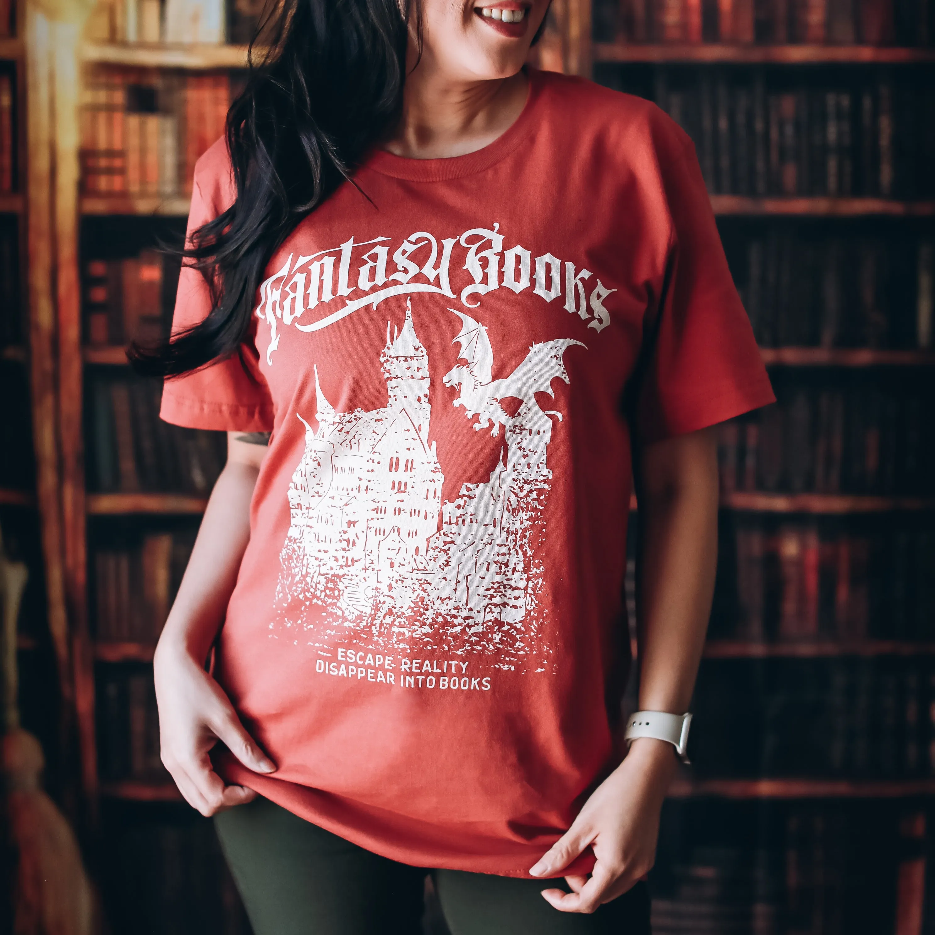 Fantasy Books Tee sold by The Bookish Box product image thumbnail 2