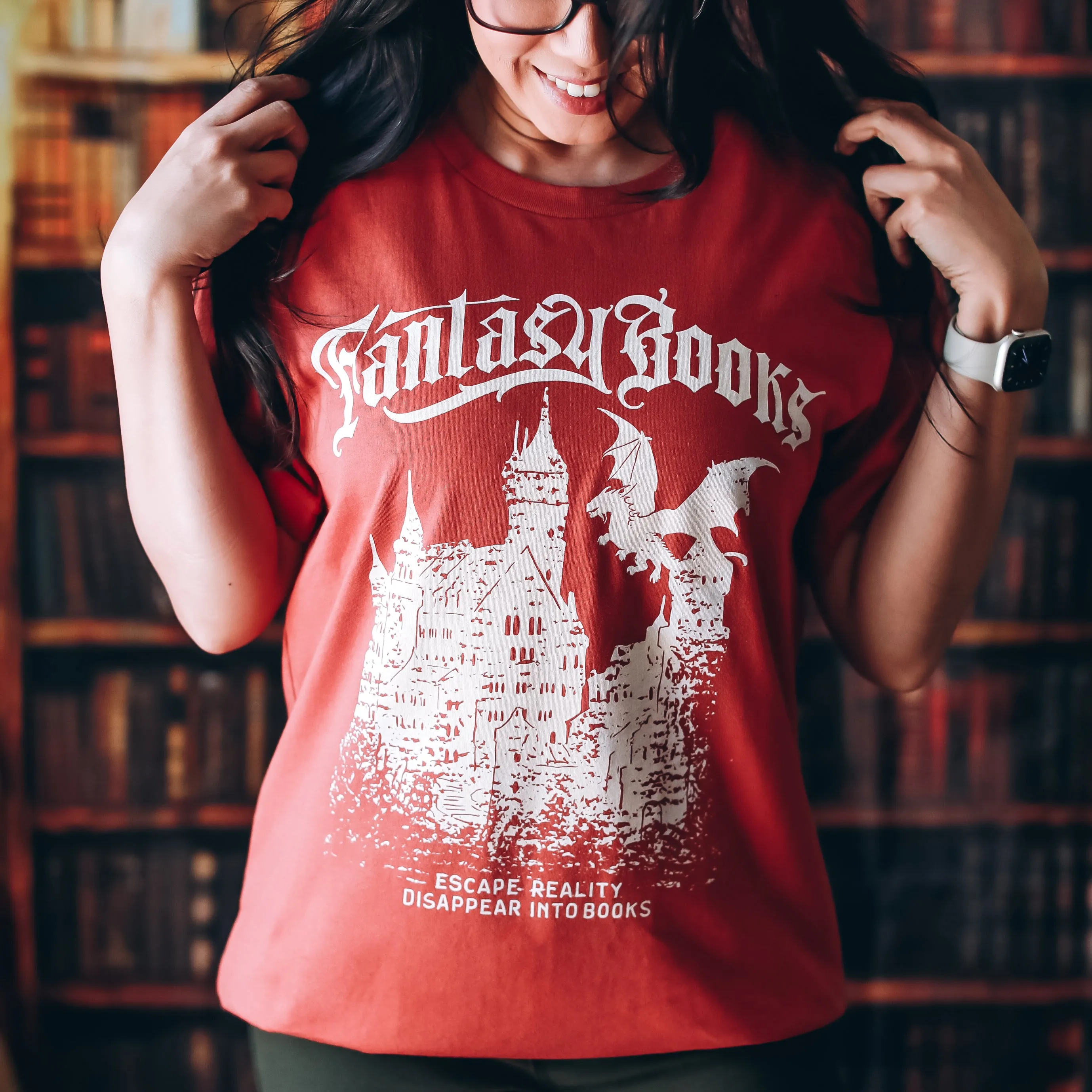 Fantasy Books Tee sold by The Bookish Box