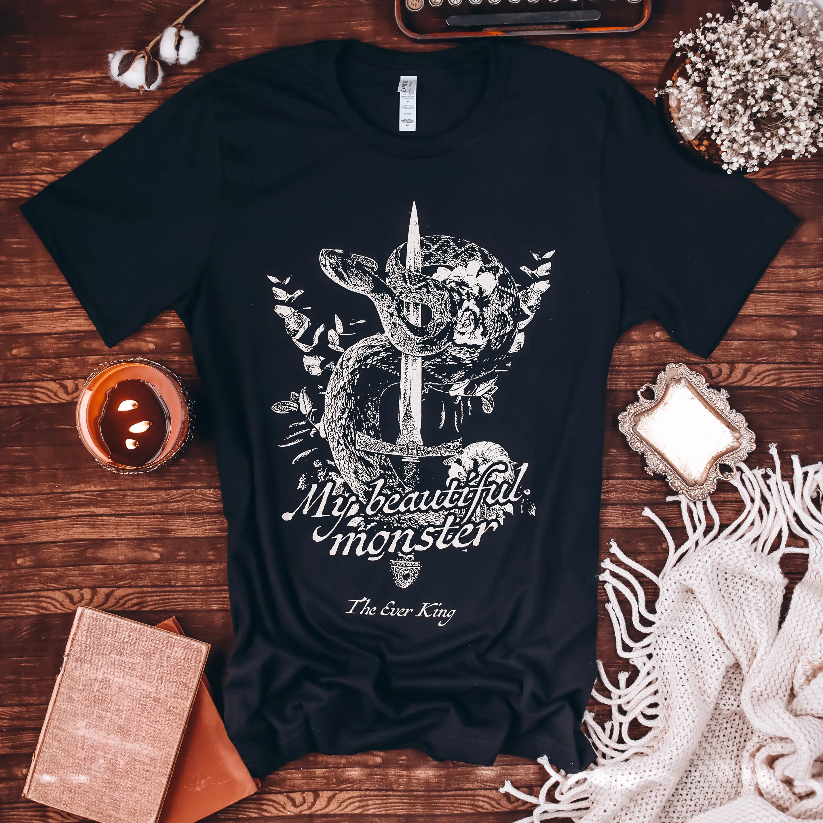 The Ever King Inspired: My Beautiful Monster Tee sold by The Bookish Box product image thumbnail 3