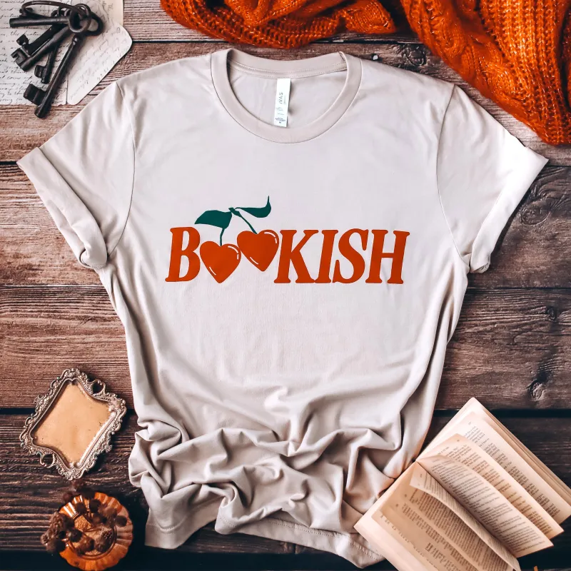 Bookish Cherry Tee sold by The Bookish Box