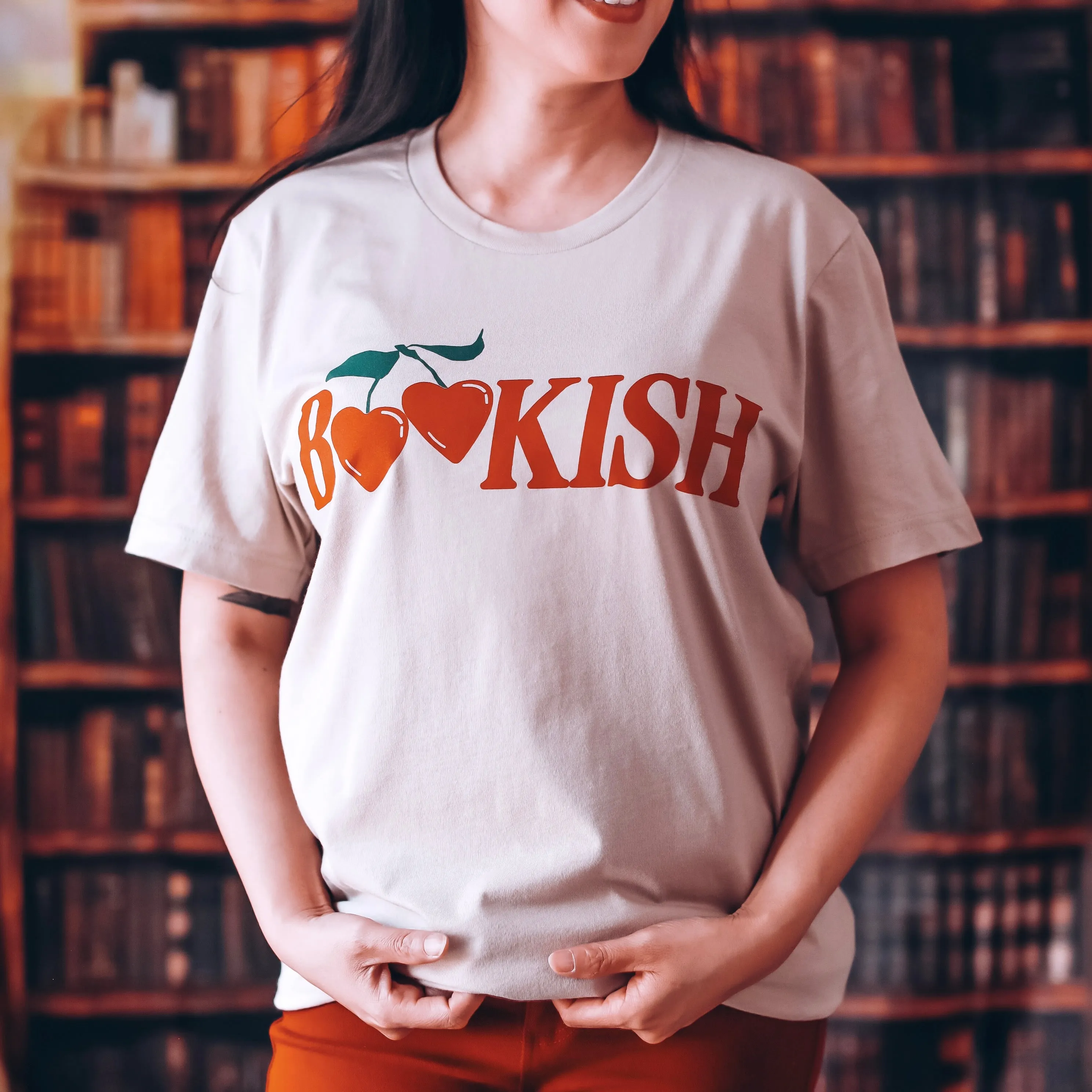 Bookish Cherry Tee sold by The Bookish Box product image thumbnail 2