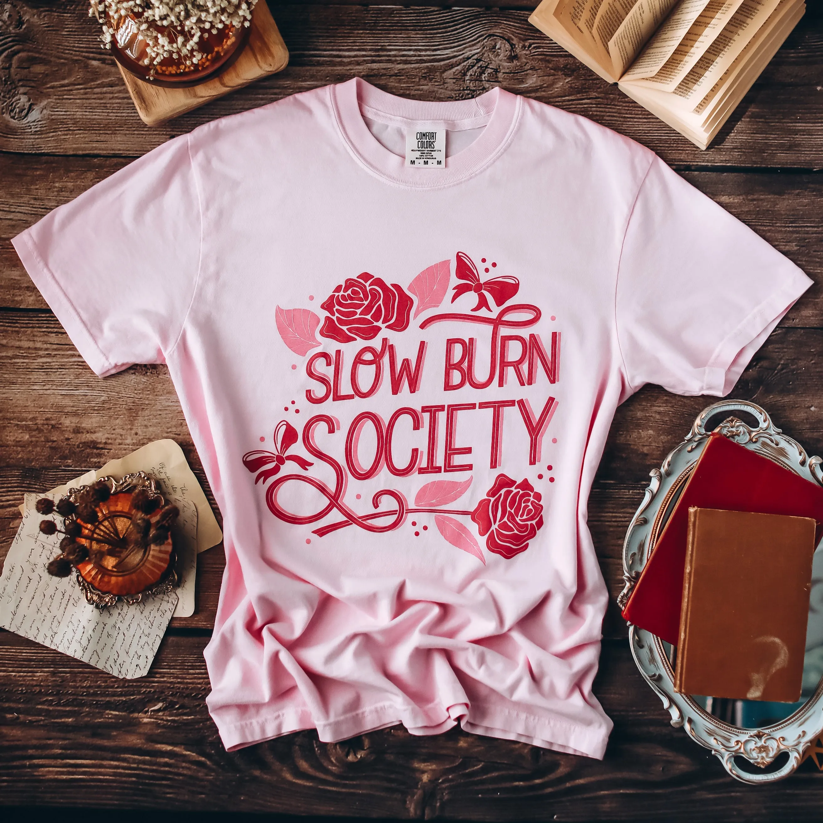 Slow Burn Society Heavy Weight Tee sold by The Bookish Box product image thumbnail 3