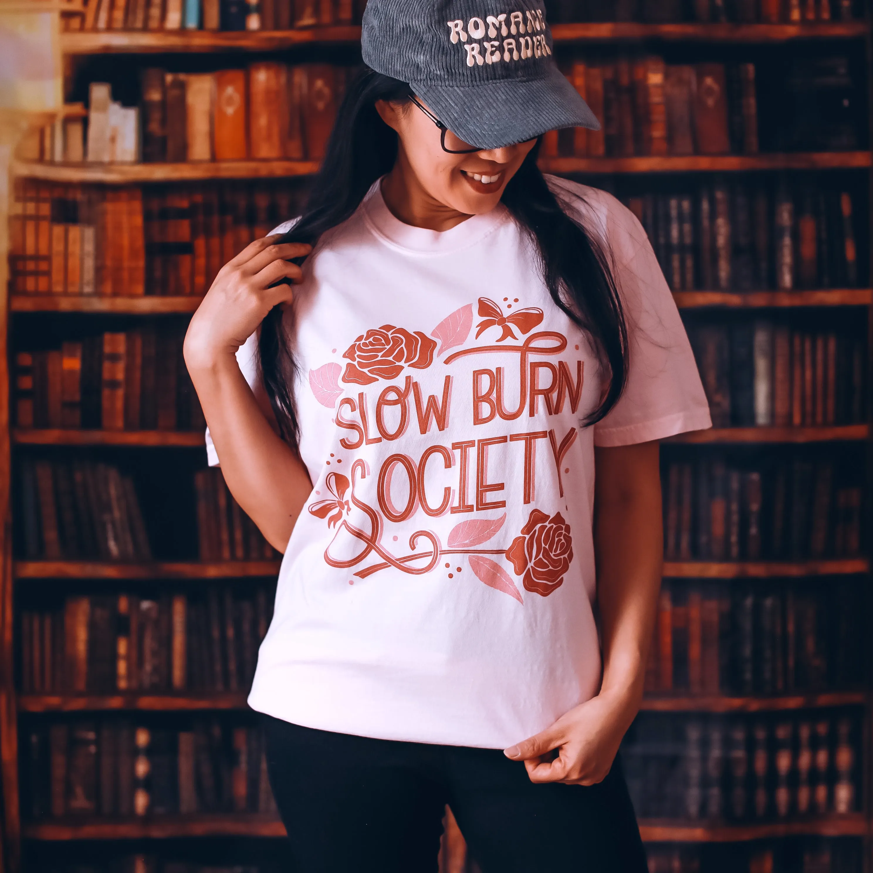 Slow Burn Society Heavy Weight Tee sold by The Bookish Box