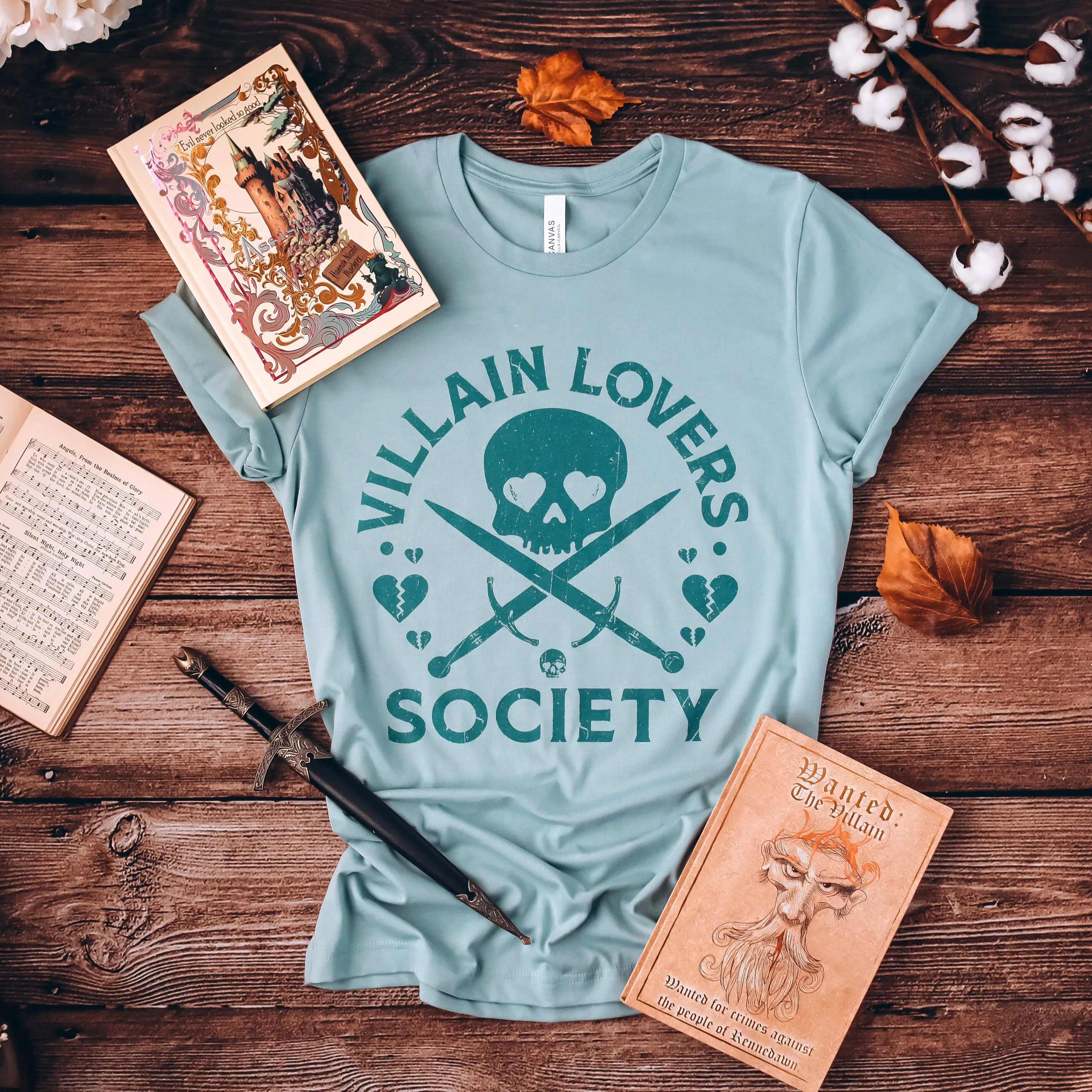 Villain Lovers Society Tee sold by The Bookish Box product image thumbnail 4