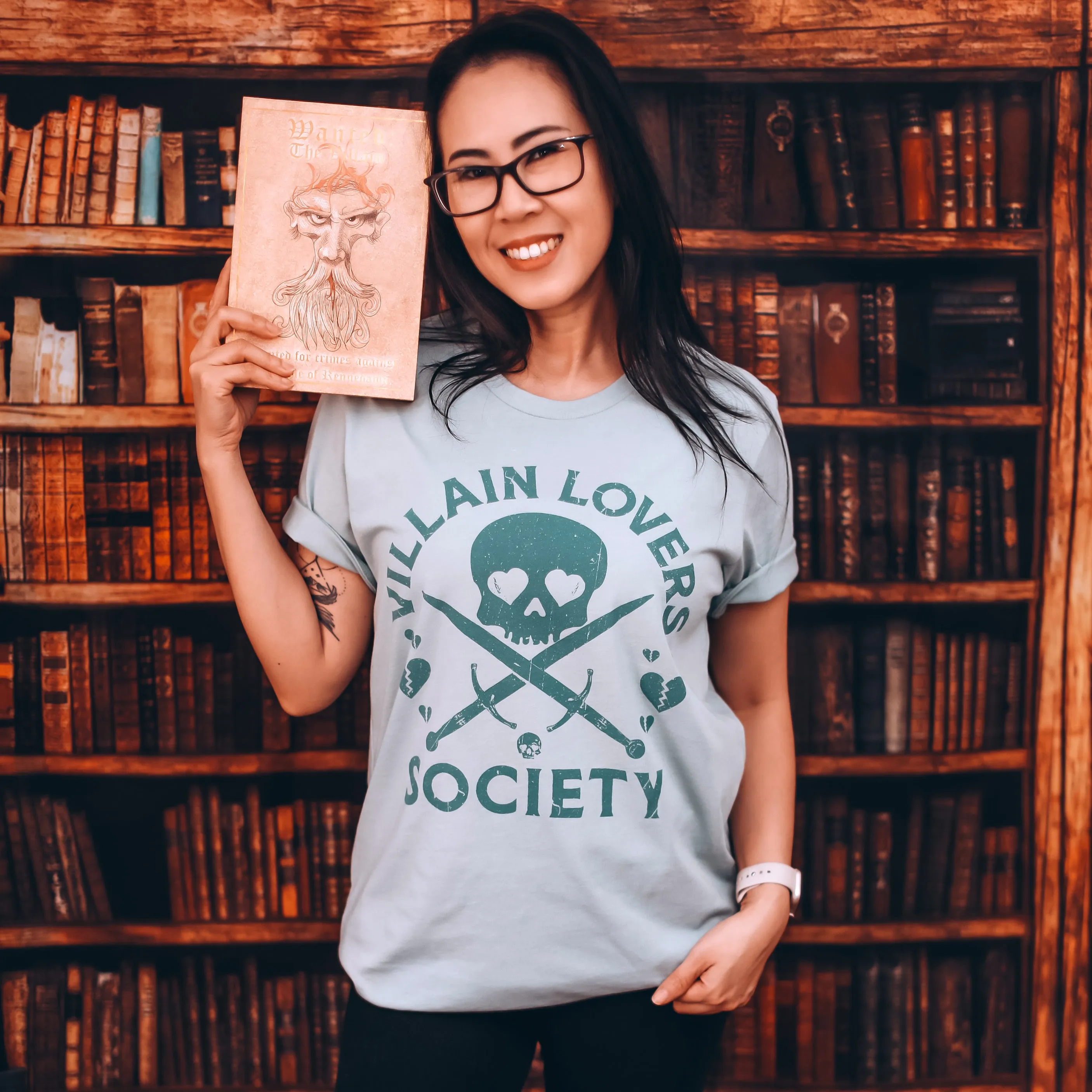 Villain Lovers Society Tee sold by The Bookish Box product image thumbnail 2