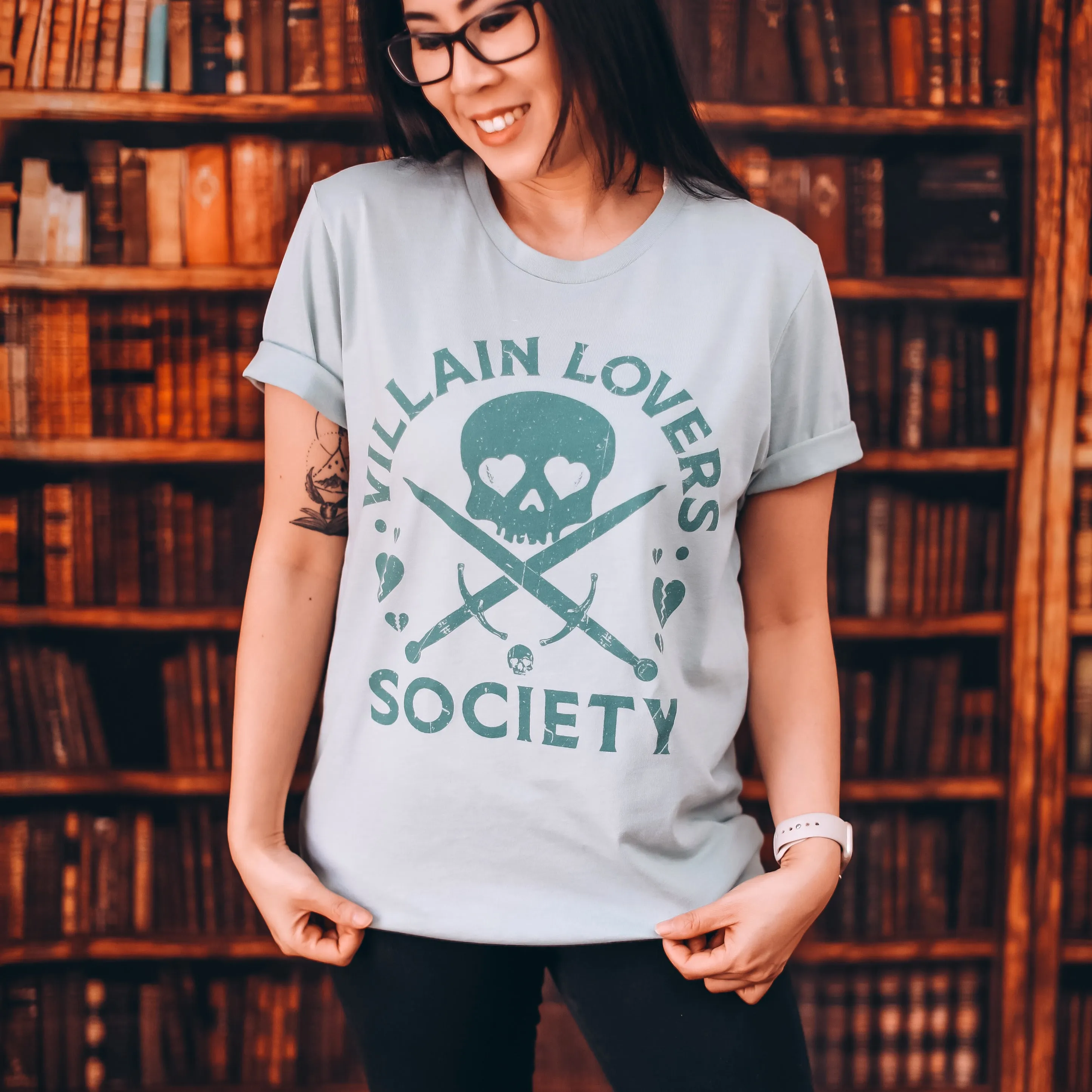 Villain Lovers Society Tee sold by The Bookish Box