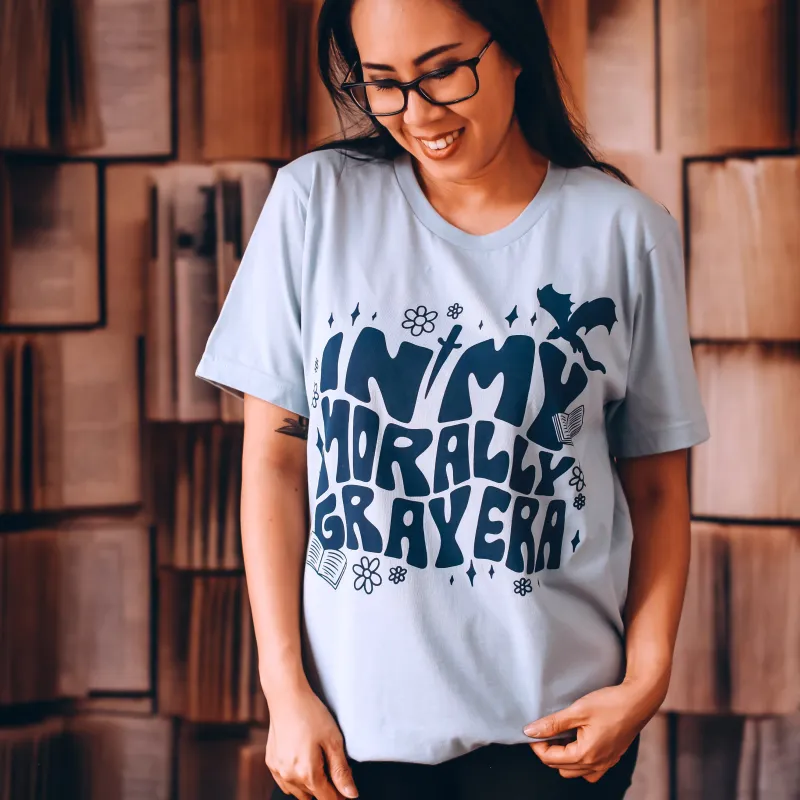 Morally Gray Era Tee sold by The Bookish Box