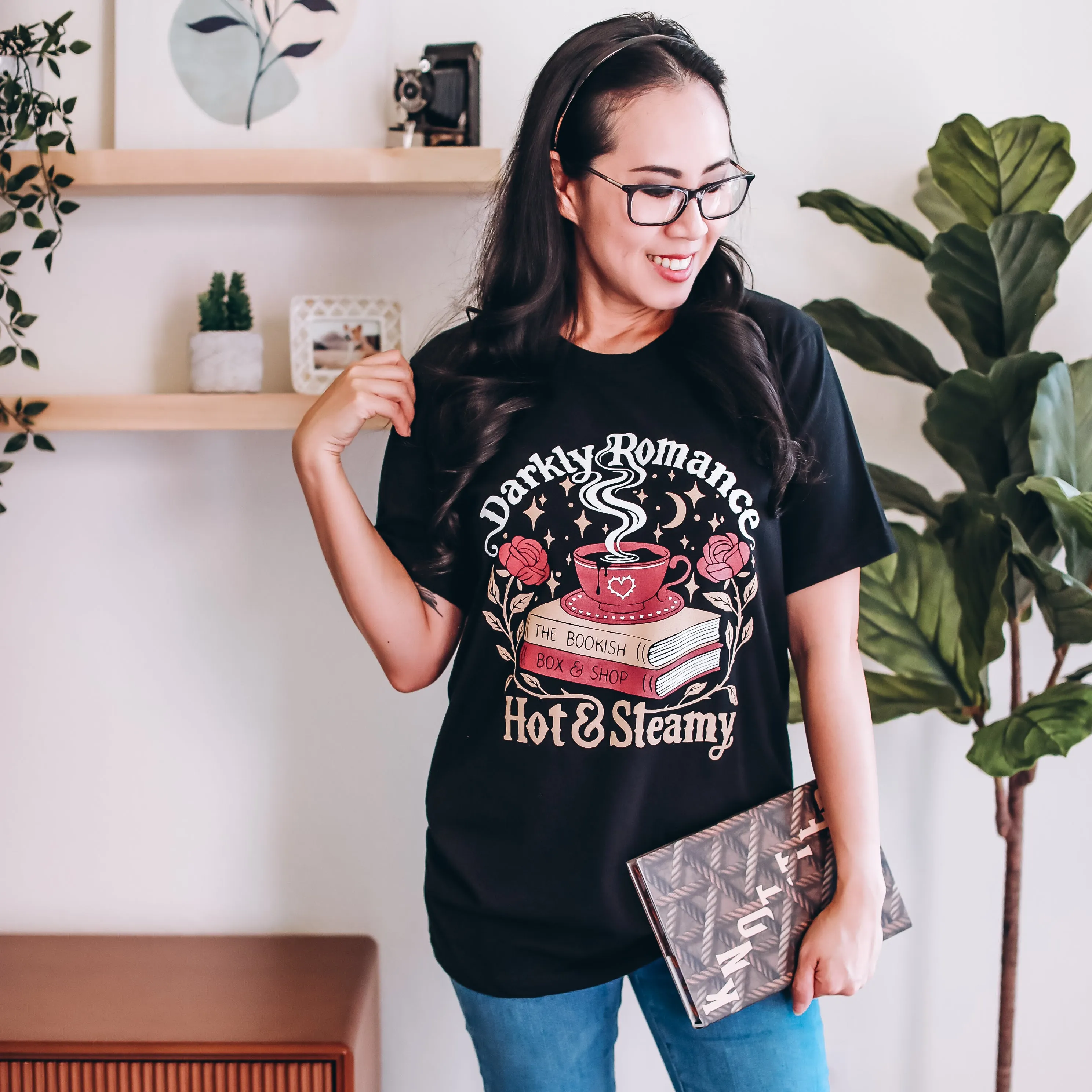 Darkly Romance Coffee Tee sold by The Bookish Box product image thumbnail 2