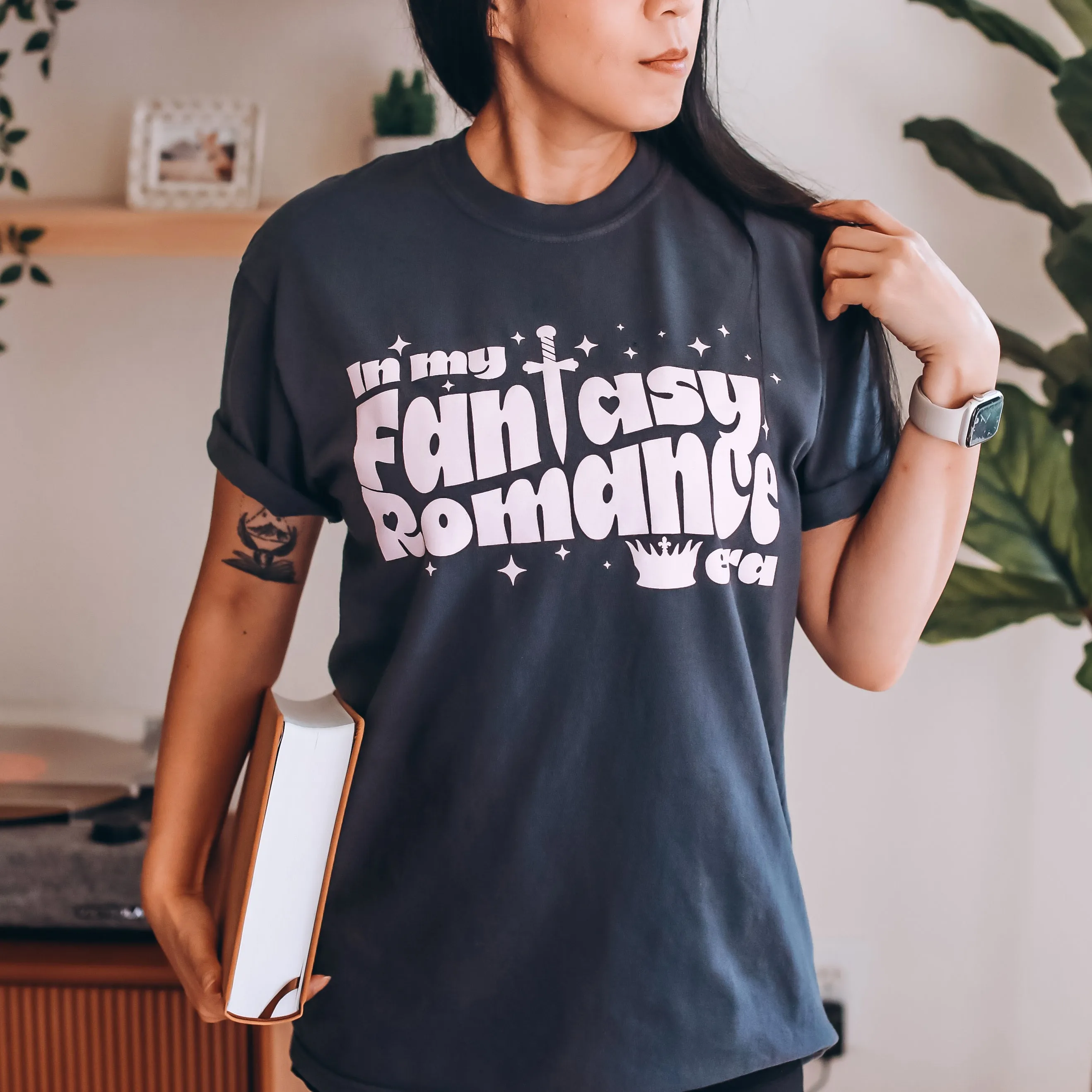 Fantasy Romance Era Heavy Weight Tee sold by The Bookish Box